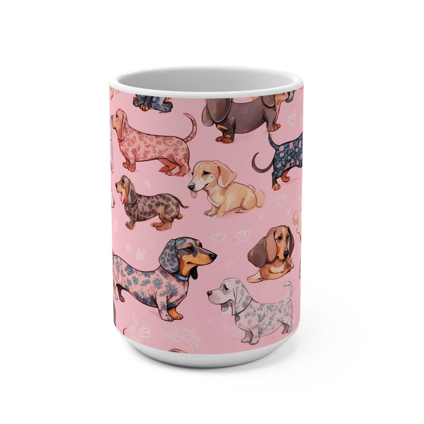 Dog Lovers Delight Mug ( 15 oz ) | Perfect for your morning coffee or evening tea | Great gift for dog lovers - Cosmic Creations by Karen