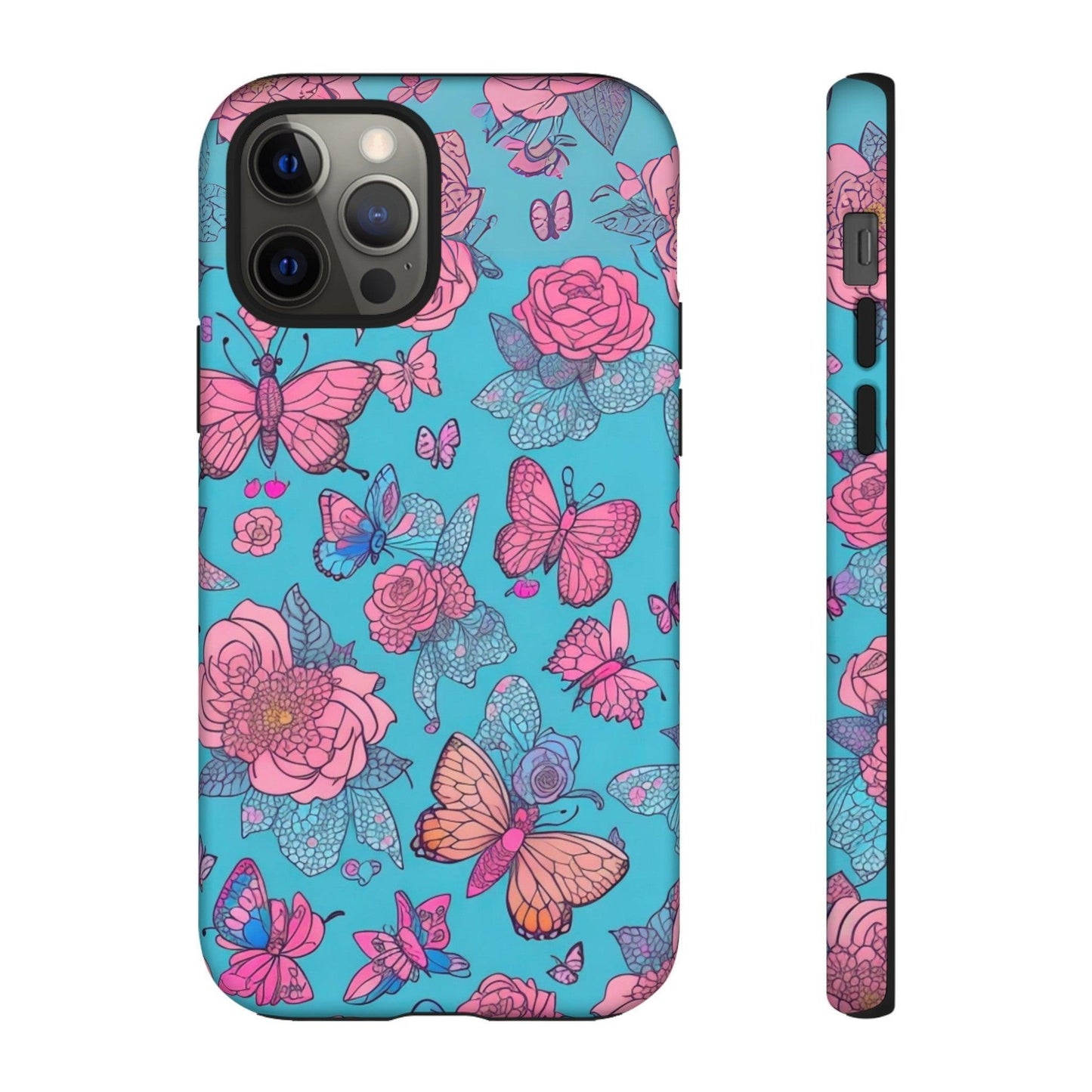 Tough Cellphone Case :" Eclectic Elegance Phone Case Collection" ( Floral patterns)