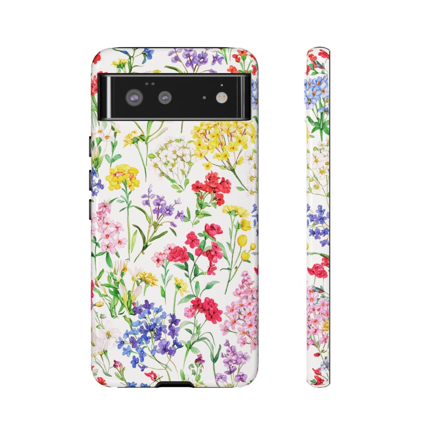 Tough Cellphone Case :" Eclectic Elegance Phone Case Collection" ( Floral patterns)