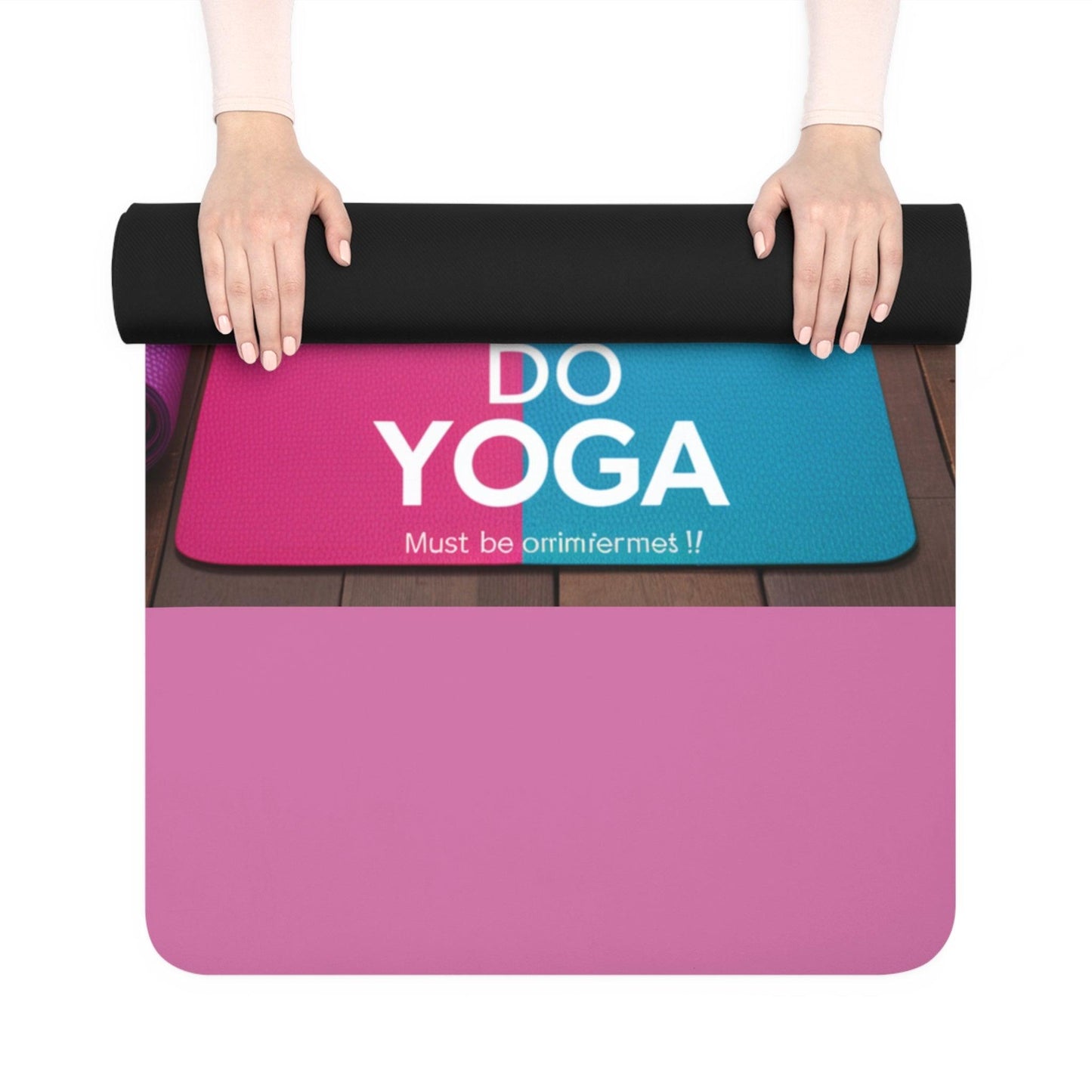 Rubber Yoga Mat | "Yoga Serenity Collection"