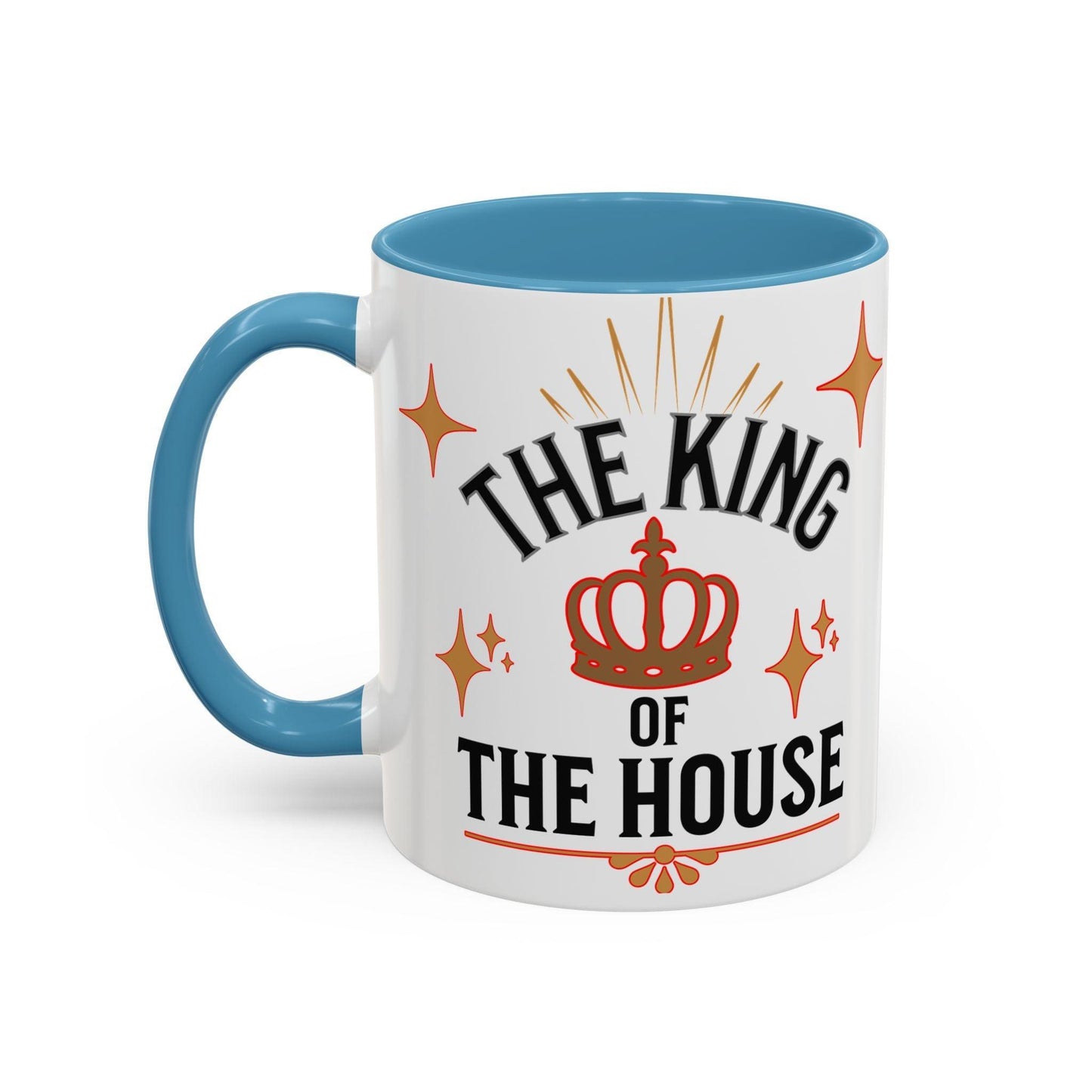 Royal Accent Coffee Mug   (11, 15oz)  " Dad, The King of the House Collection"