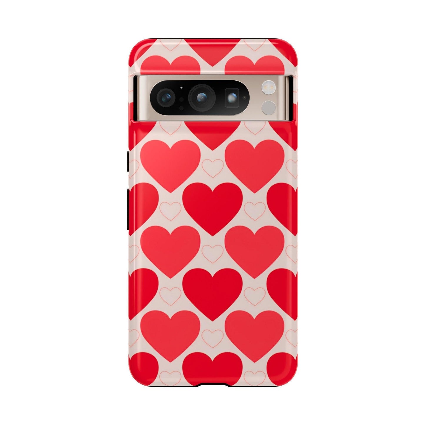 Tough Phone Case :" Eclectic Elegance Phone Case Collection" ( Hearts patterns)