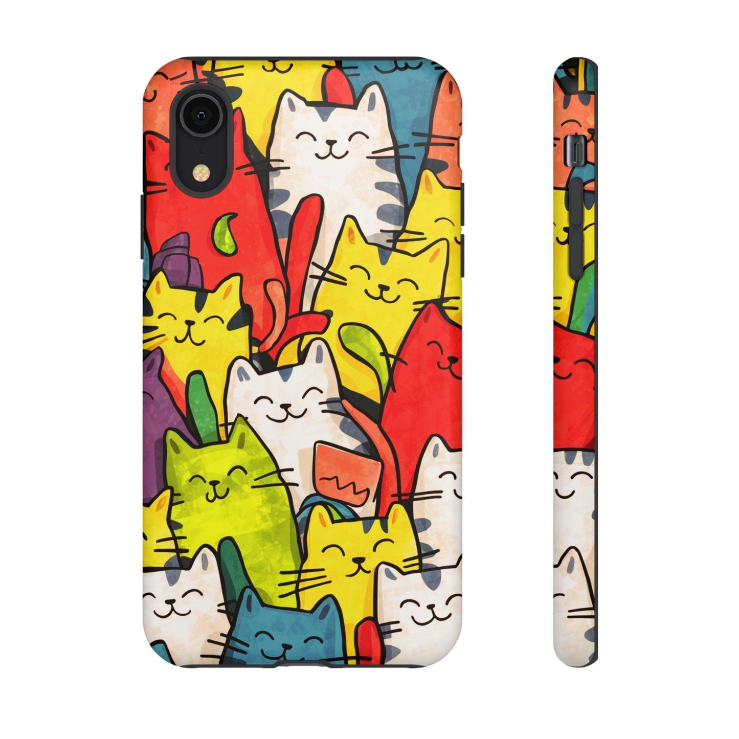 Cat Lovers Collection Tough Cellphone Case - Cosmic Creations by Karen