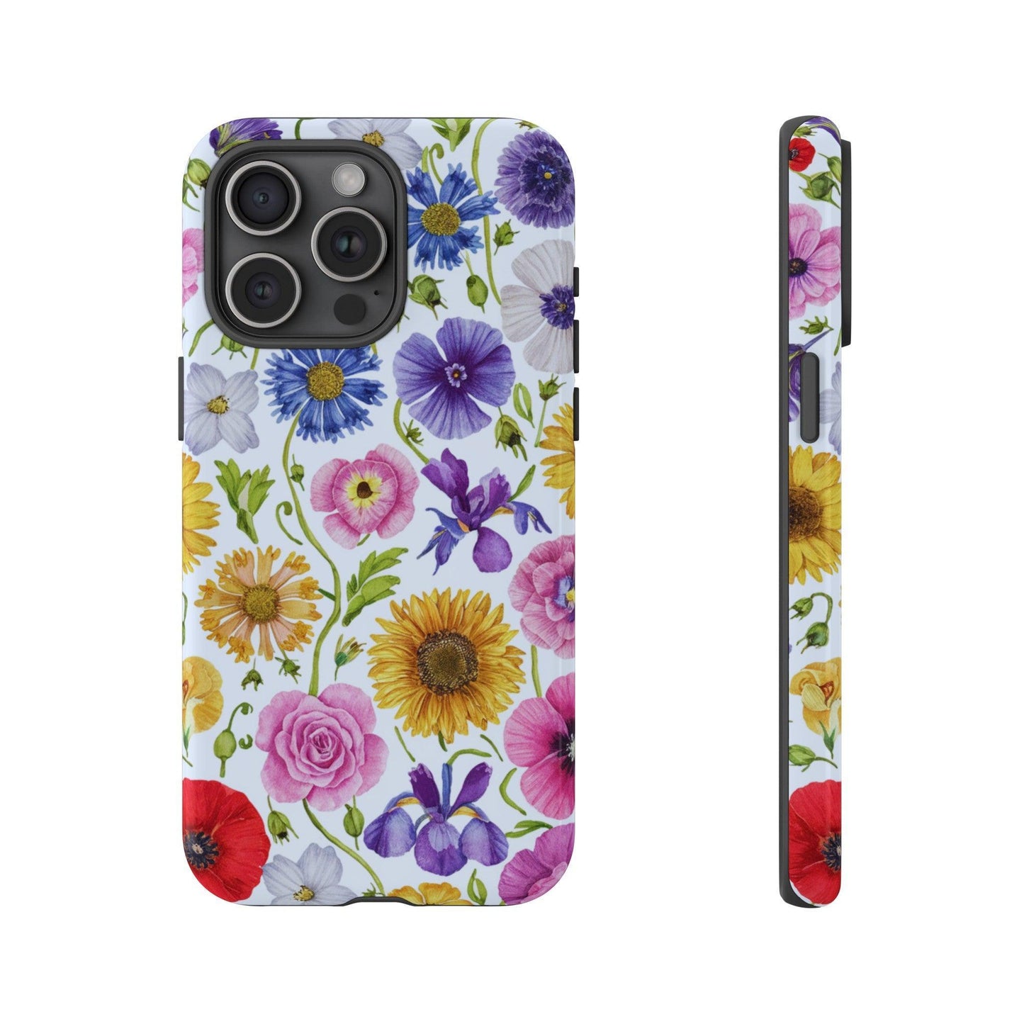 Tough Cellphone Case :" Eclectic Elegance Phone Case Collection" ( Floral patterns)