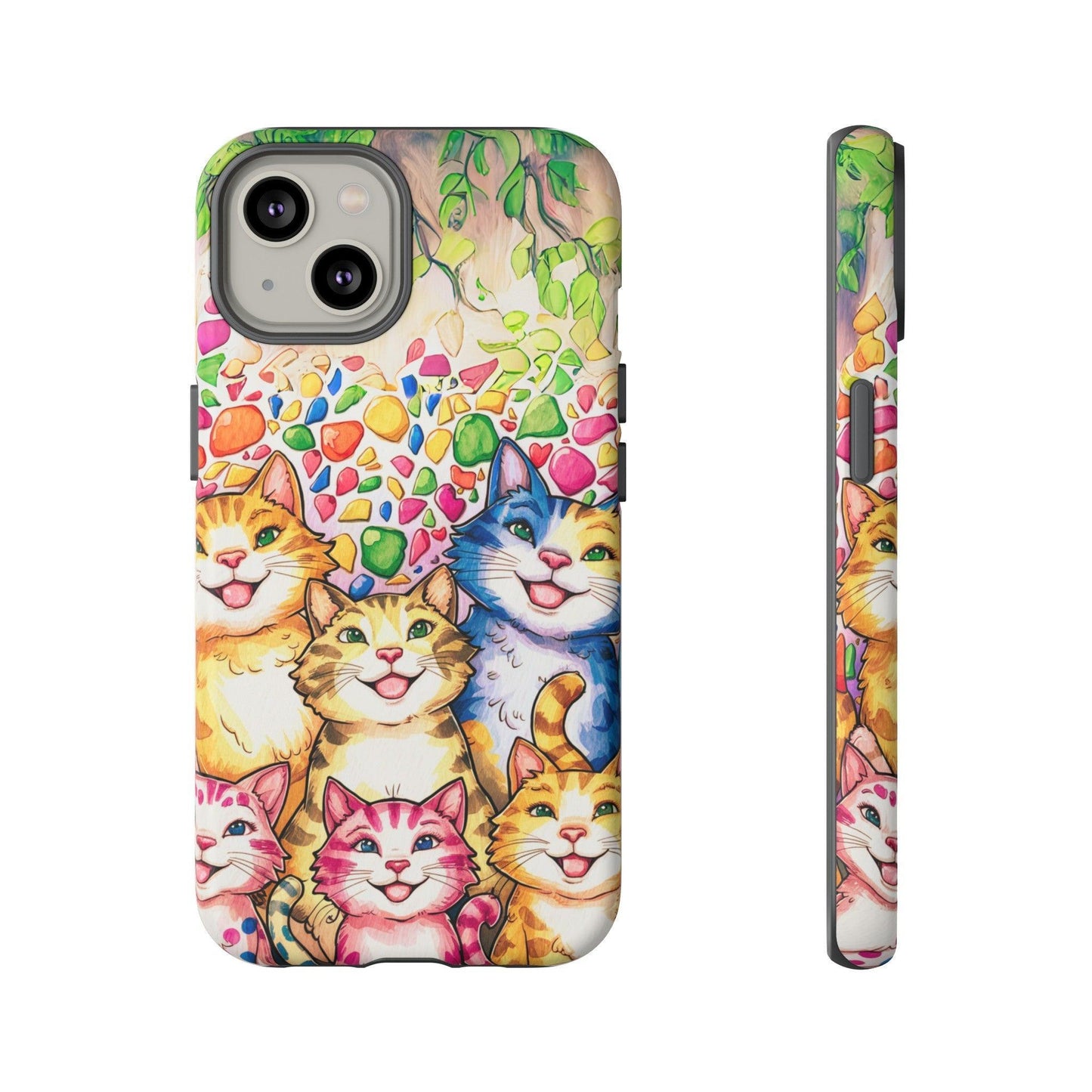 Cat Lovers Collection Tough Cellphone Case - Cosmic Creations by Karen