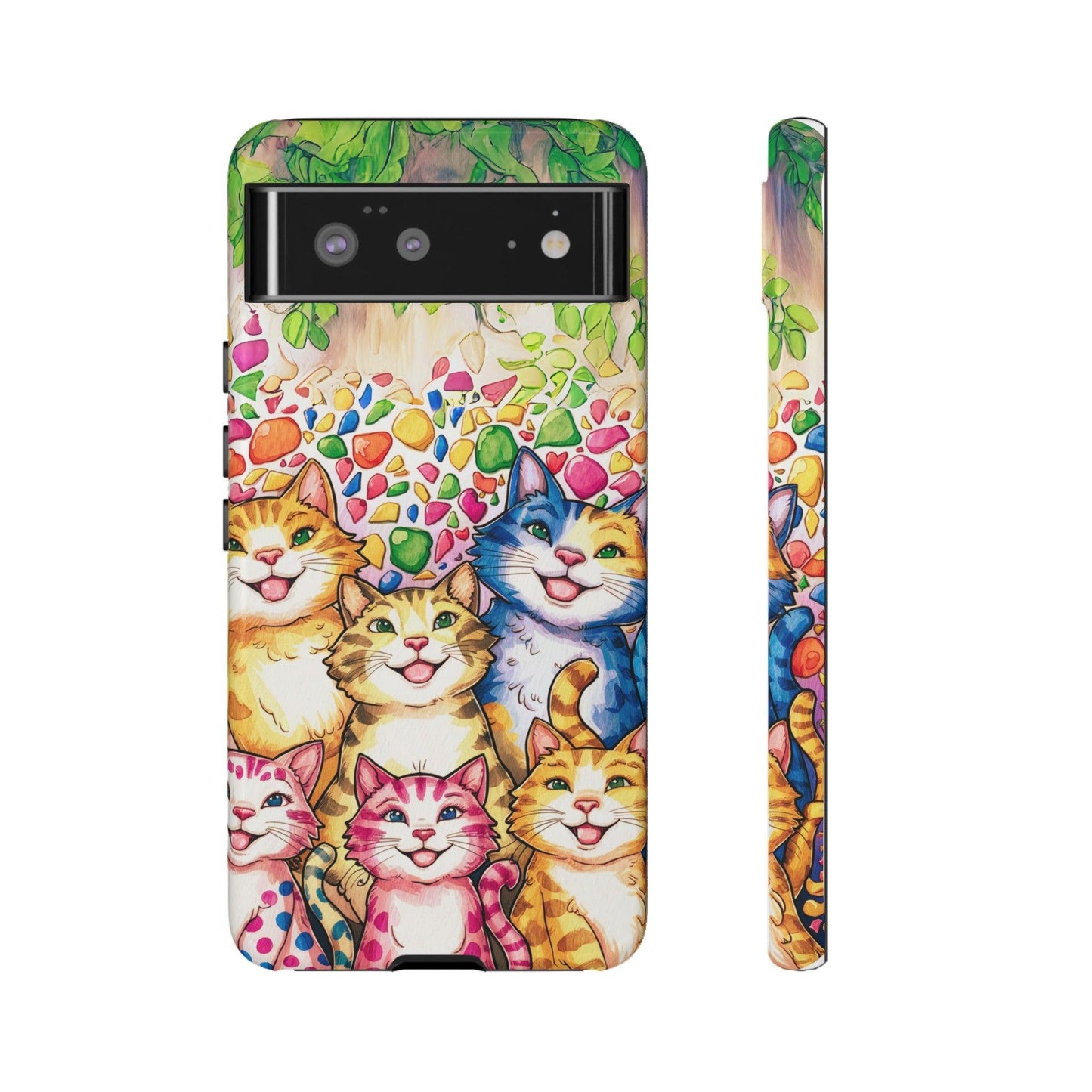 Cat Lovers Collection Tough Cellphone Case - Cosmic Creations by Karen