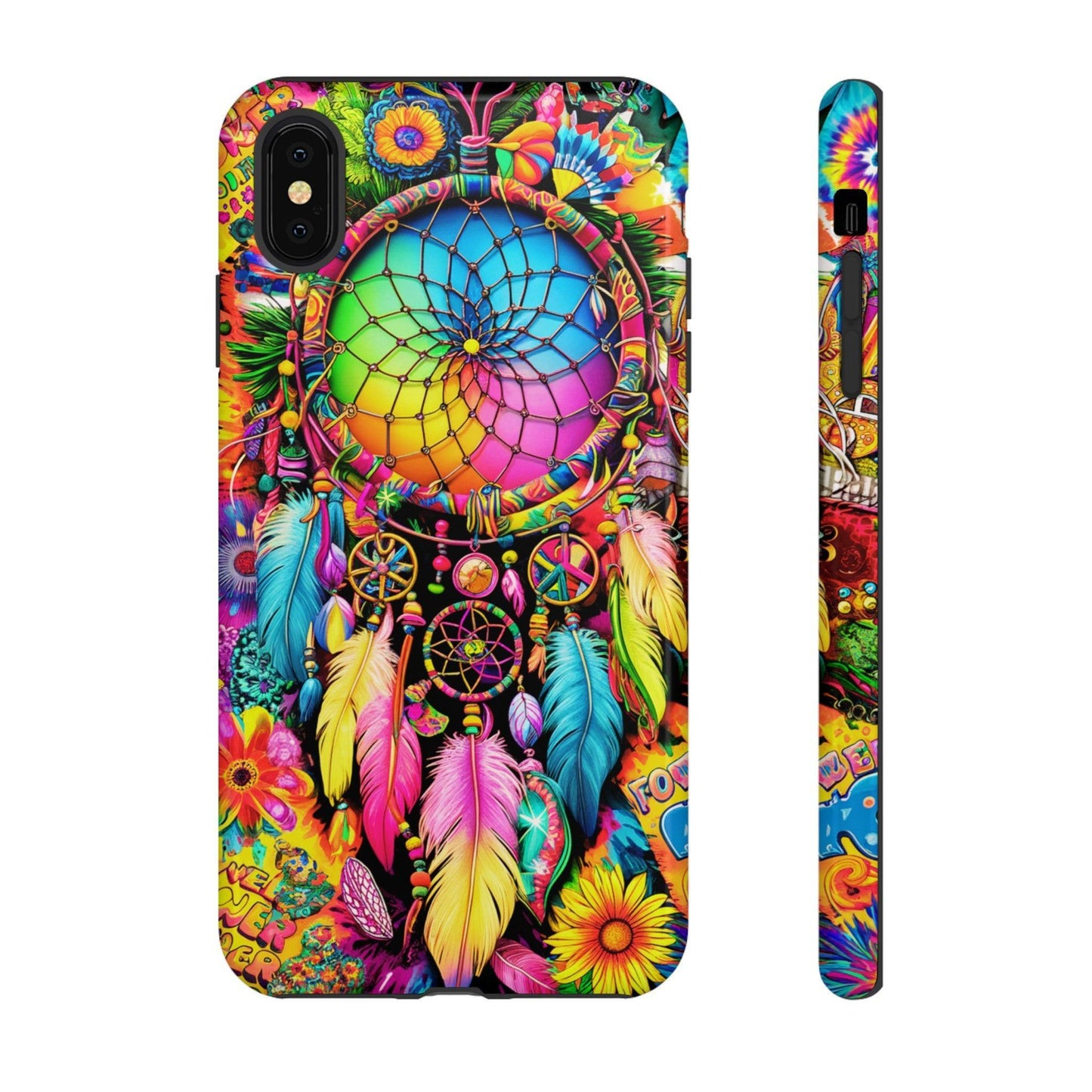 Tough Phone Case :" Eclectic Elegance Phone Case Collection" ( Hippie Style patterns)