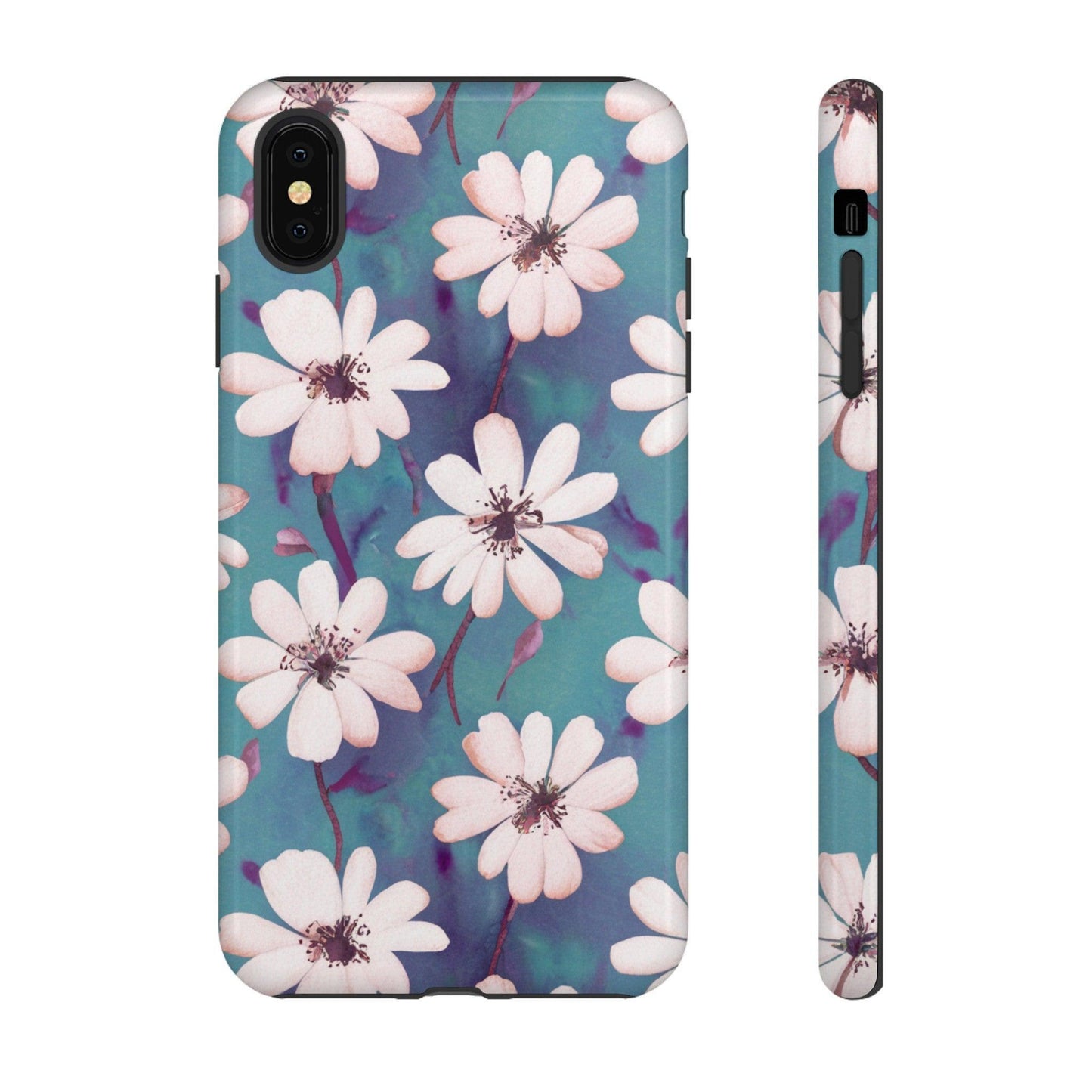 Tough Cellphone Case :" Eclectic Elegance Phone Case Collection" ( Floral patterns)