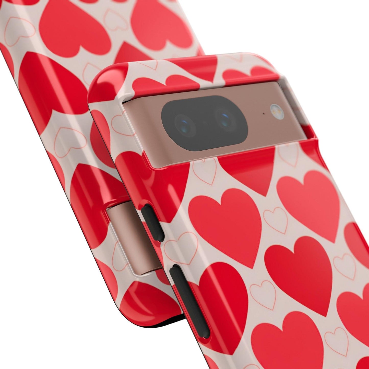 Tough Phone Case :" Eclectic Elegance Phone Case Collection" ( Hearts patterns)