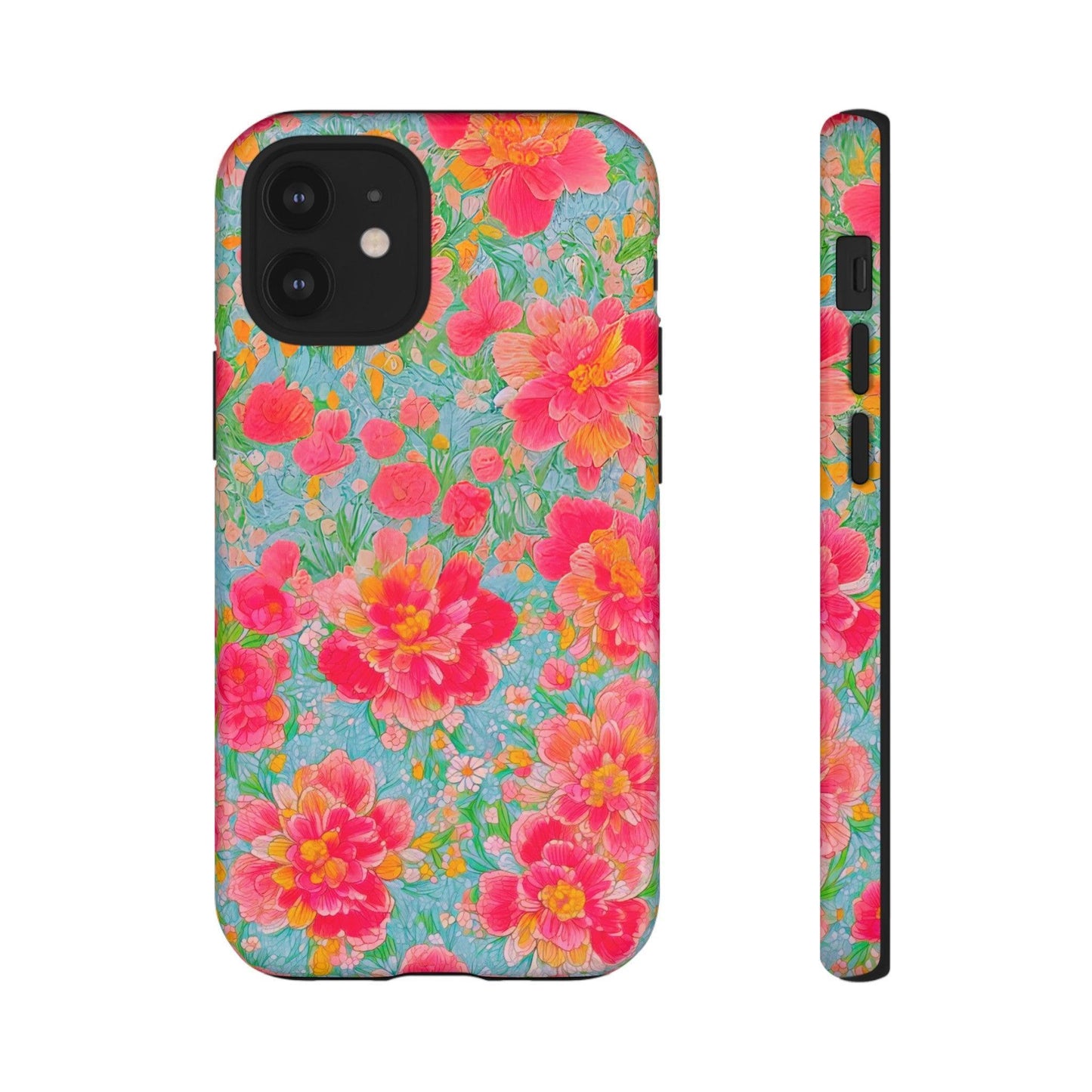 Tough Cellphone Case :" Eclectic Elegance Phone Case Collection" ( Floral patterns)