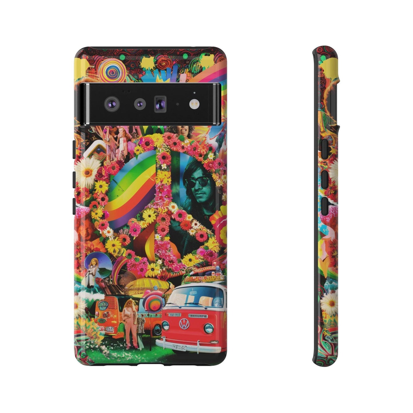 Tough Phone Case :" Eclectic Elegance Phone Case Collection" ( Hippie Style patterns)