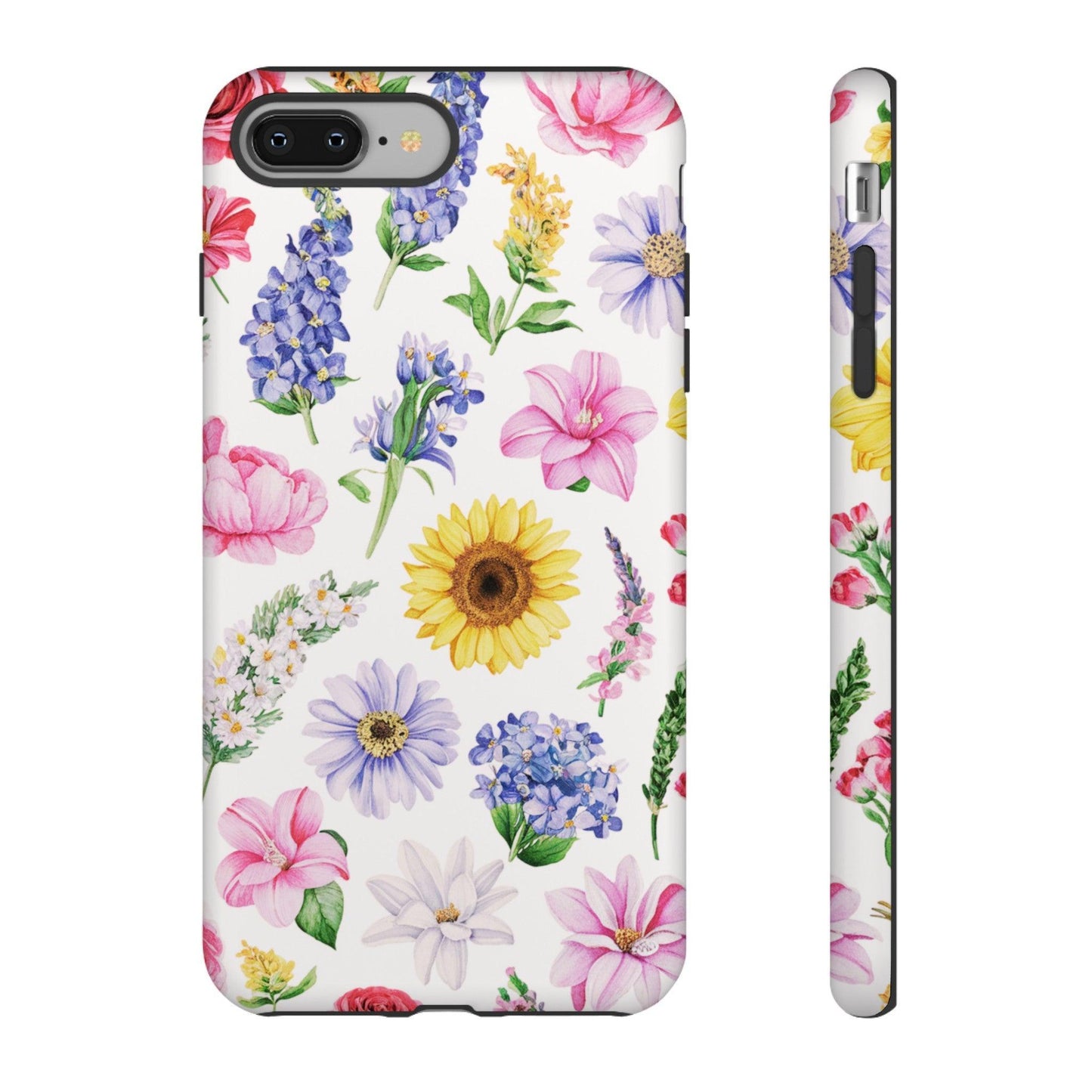 Tough Cellphone Case :" Eclectic Elegance Phone Case Collection" ( Floral patterns)