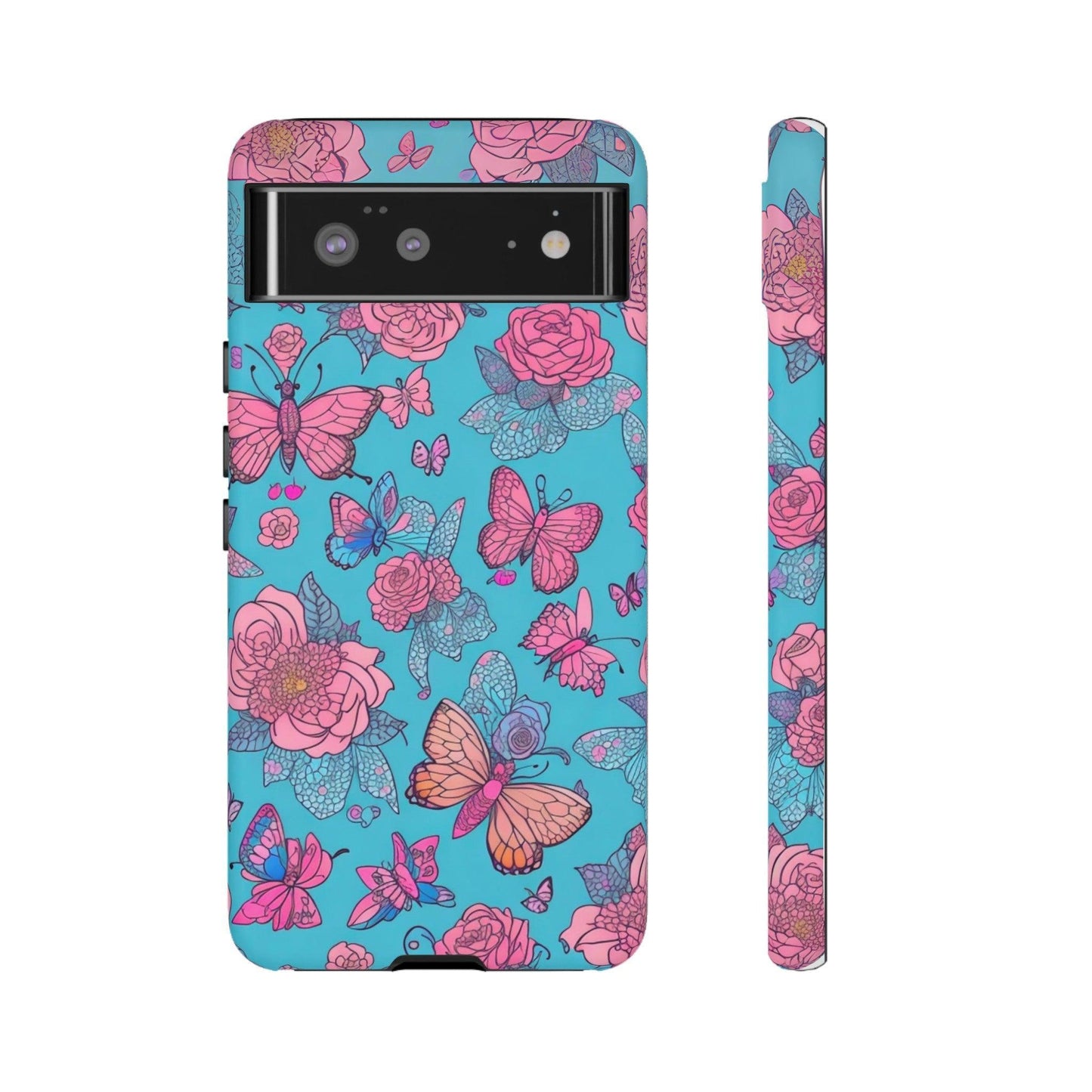 Tough Cellphone Case :" Eclectic Elegance Phone Case Collection" ( Floral patterns)