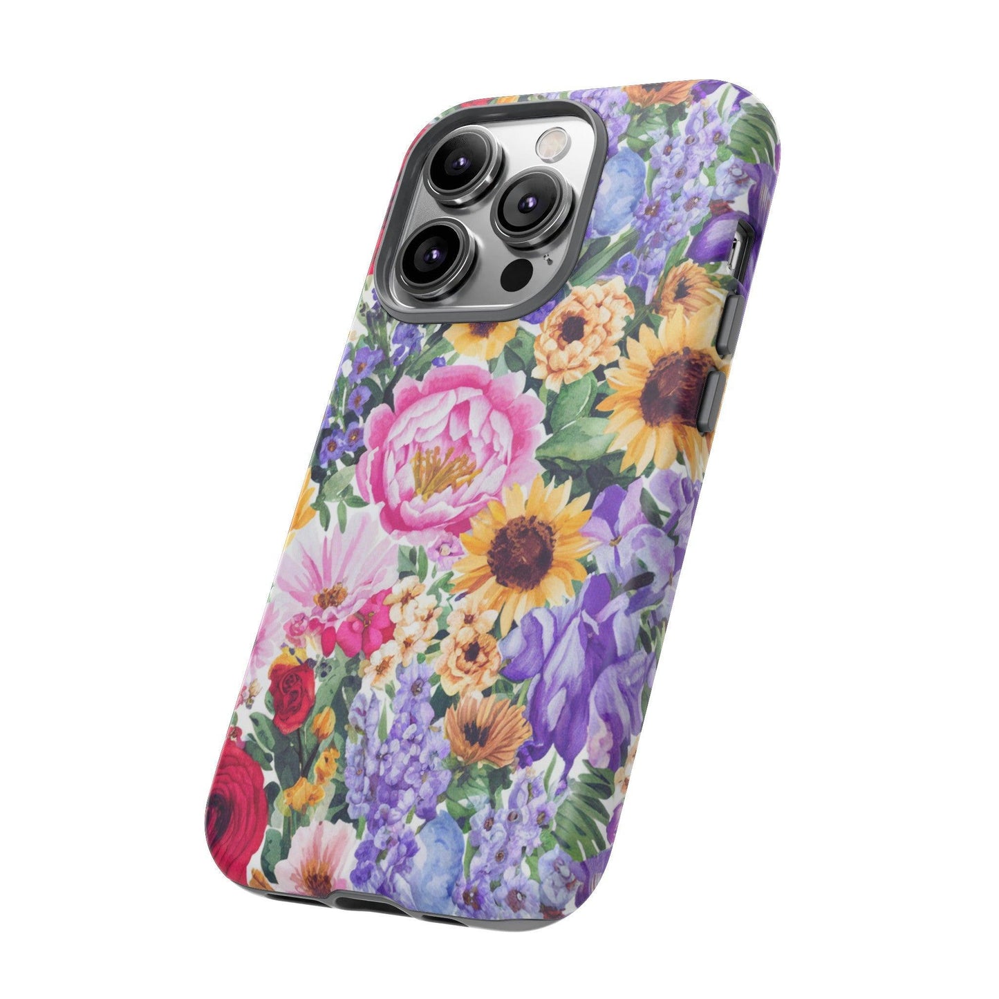 Tough Cellphone Case :" Eclectic Elegance Phone Case Collection" ( Floral patterns)