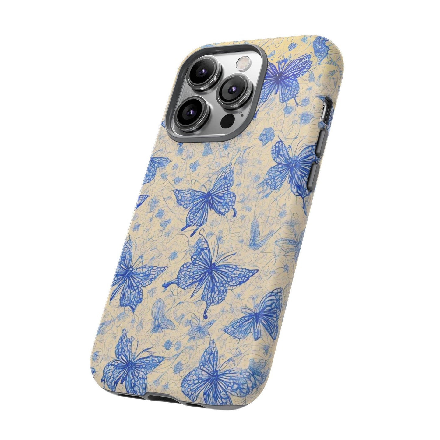 Tough Cellphone Case :" Eclectic Elegance Phone Case Collection" ( Butterflies patterns)