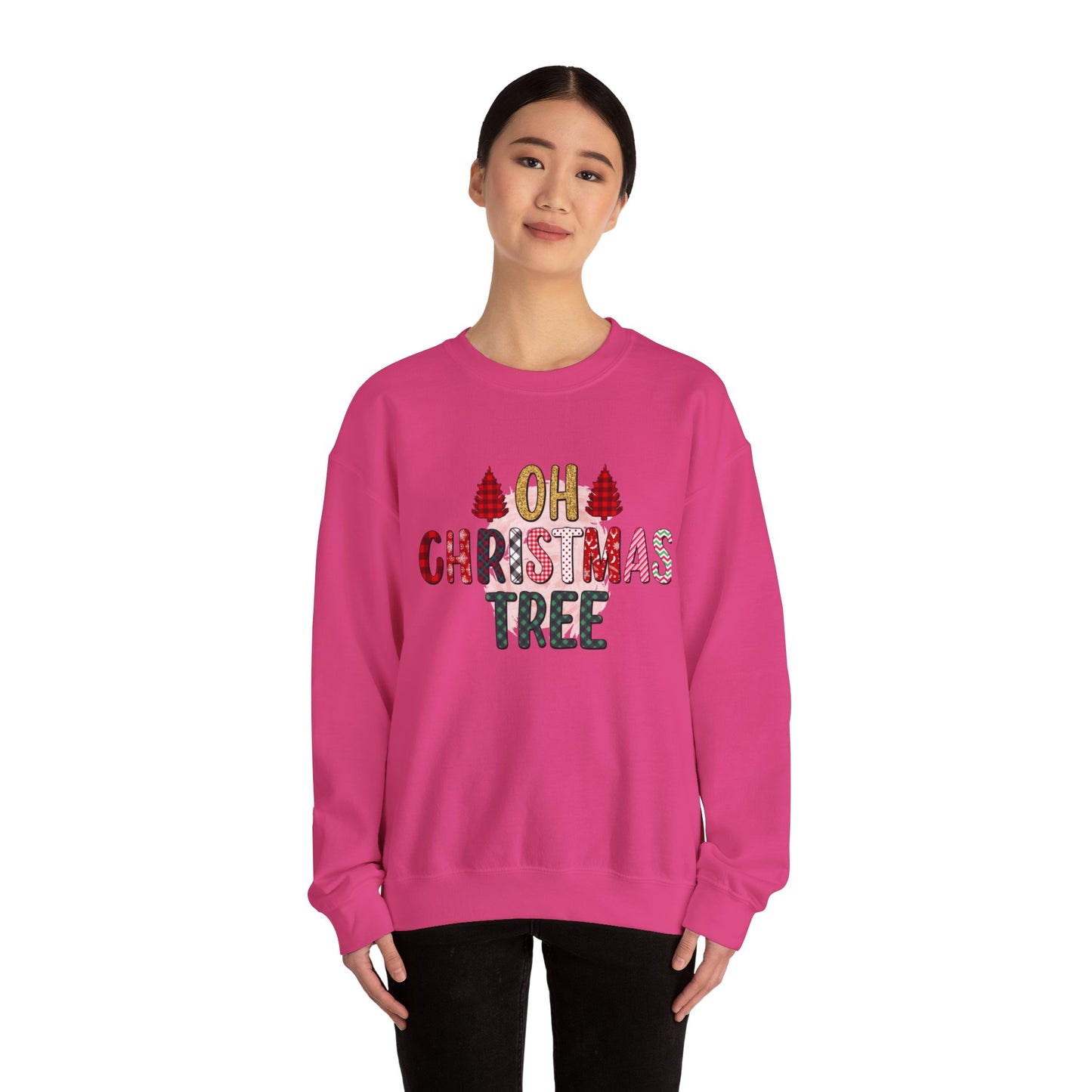 Christmas Tree Design  Unisex Crewneck Sweatshirt