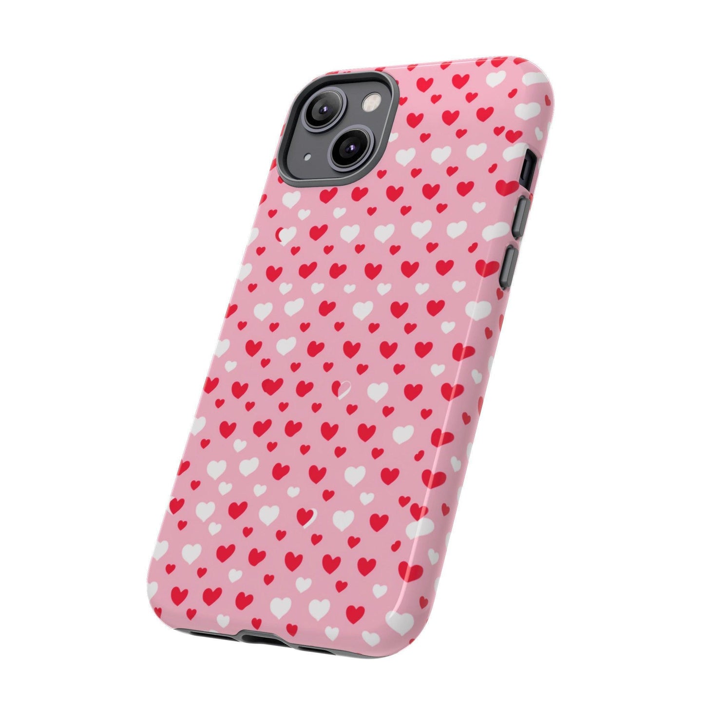 Tough Phone Case :" Eclectic Elegance Phone Case Collection" ( Hearts patterns)