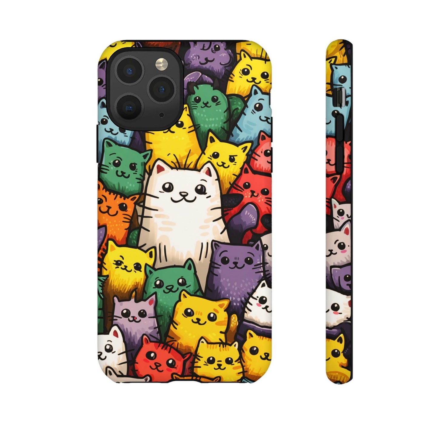 Cat Lovers Collection Tough Cellphone Case - Cosmic Creations by Karen