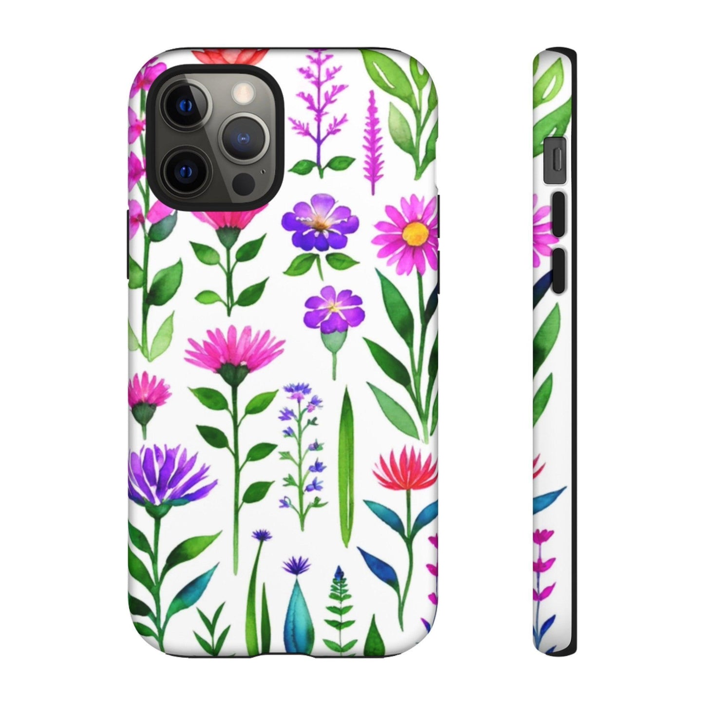 Tough Phone Case :" Eclectic Elegance Phone Case Collection" ( Floral pattern)