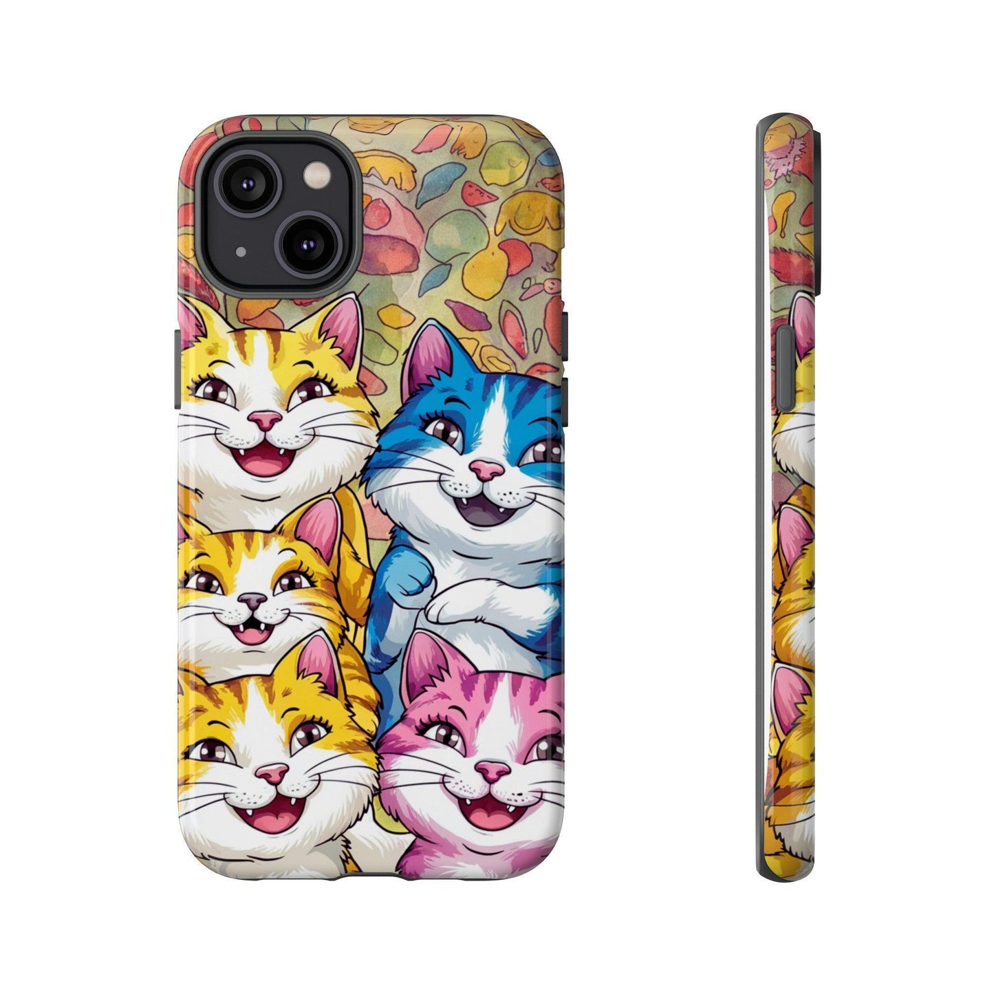 Cat Lovers Collection Tough Cellphone Case - Cosmic Creations by Karen