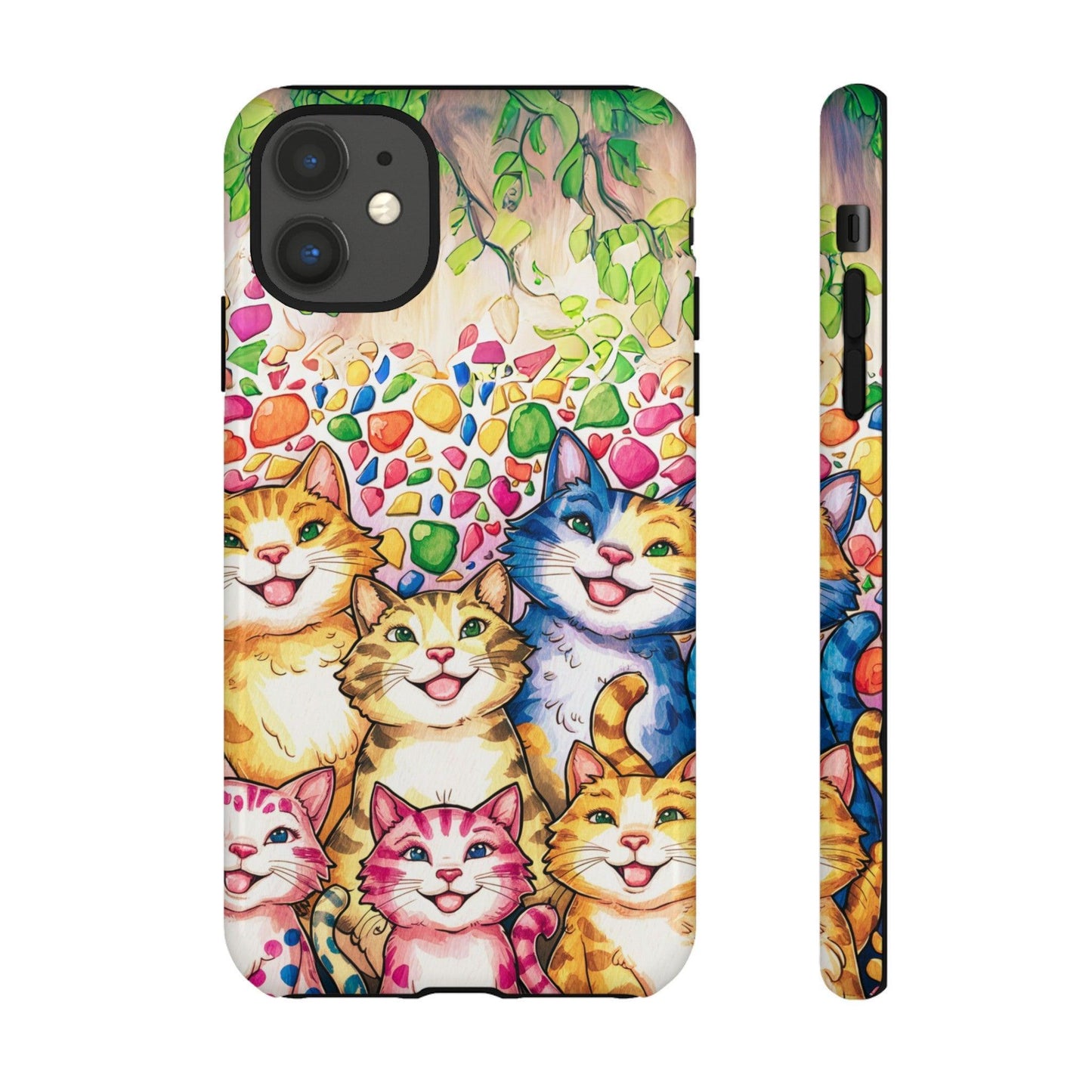 Cat Lovers Collection Tough Cellphone Case - Cosmic Creations by Karen