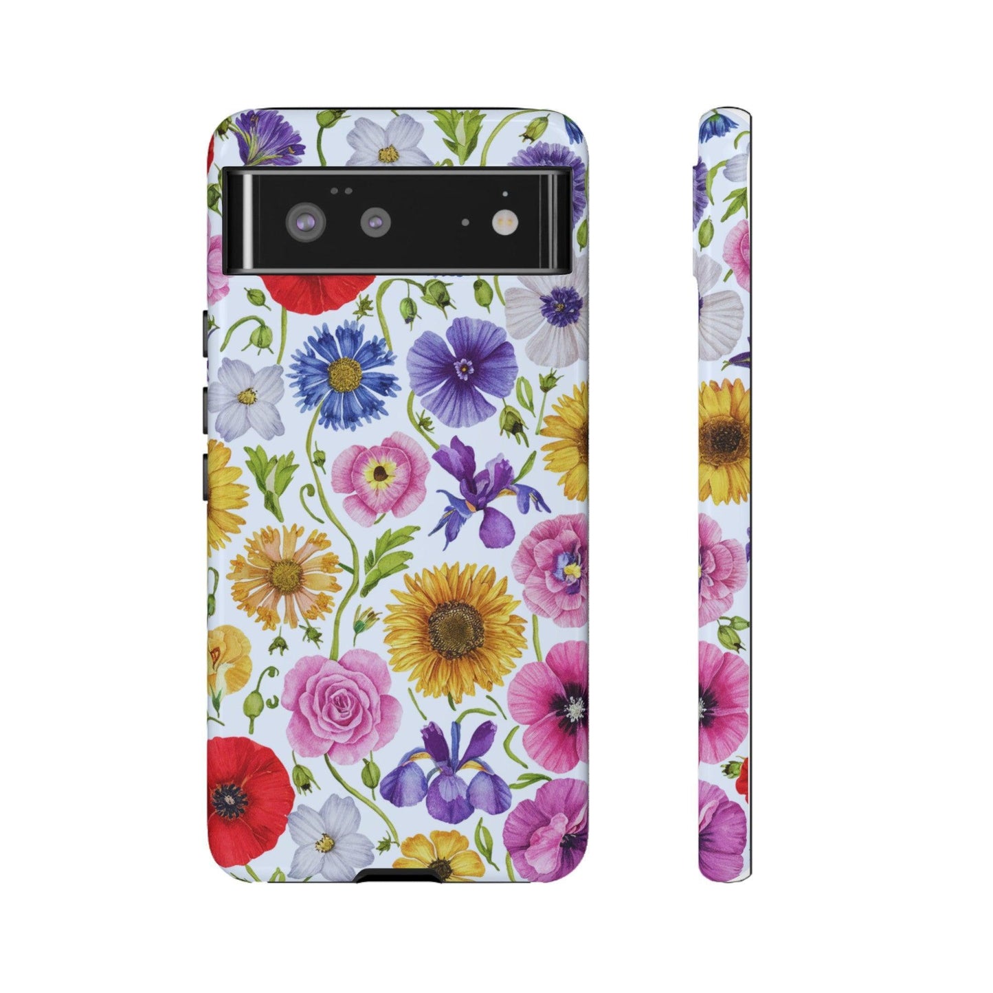 Tough Cellphone Case :" Eclectic Elegance Phone Case Collection" ( Floral patterns)