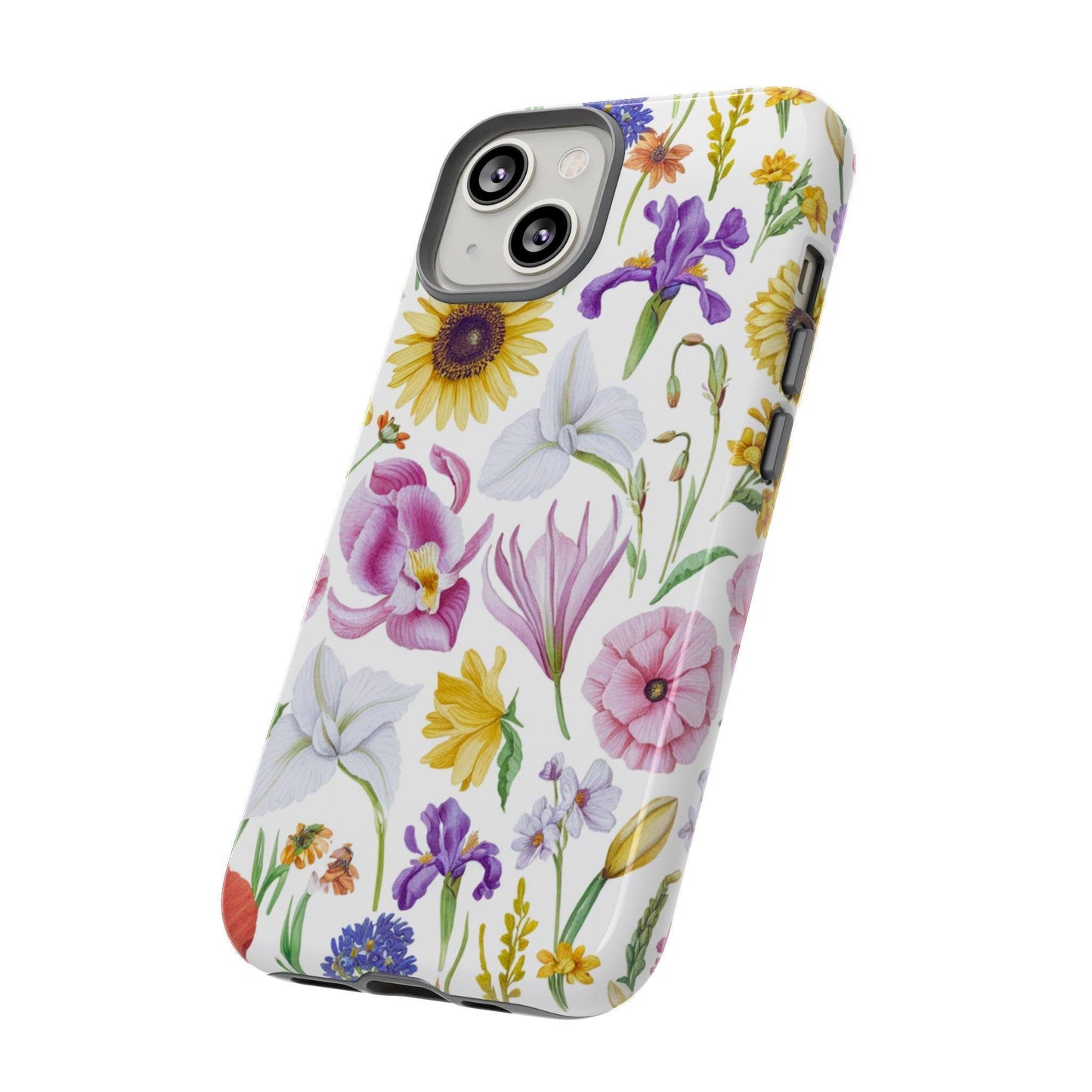 Tough Cellphone Case :" Eclectic Elegance Phone Case Collection" ( Floral patterns)