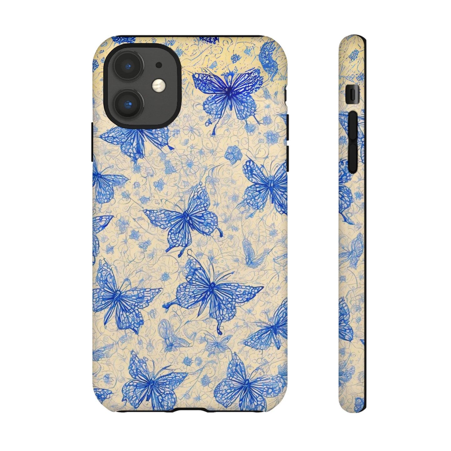 Tough Cellphone Case :" Eclectic Elegance Phone Case Collection" ( Butterflies patterns)