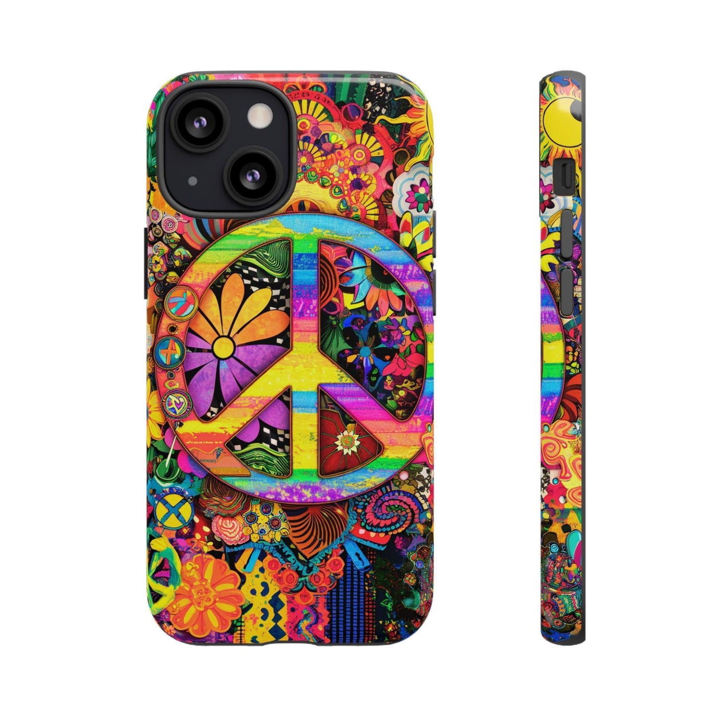 Tough Phone Case :" Eclectic Elegance Phone Case Collection" ( Hippie Style patterns)