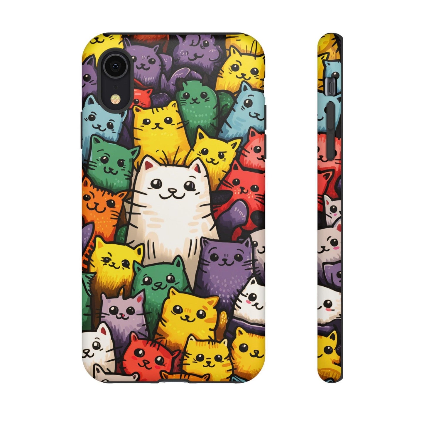 Cat Lovers Collection Tough Cellphone Case - Cosmic Creations by Karen