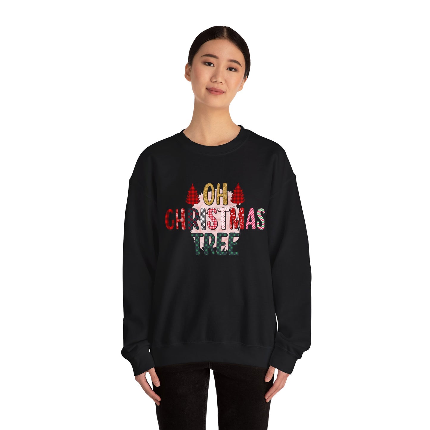 Christmas Tree Design  Unisex Crewneck Sweatshirt