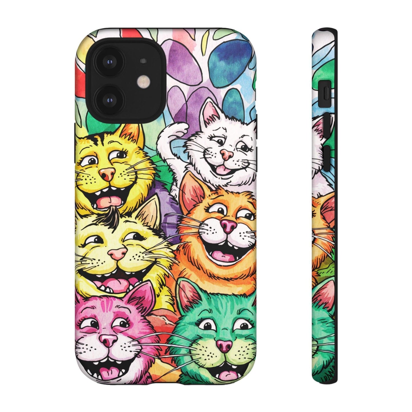 Cat Lovers Collection Tough Cellphone Case - Cosmic Creations by Karen