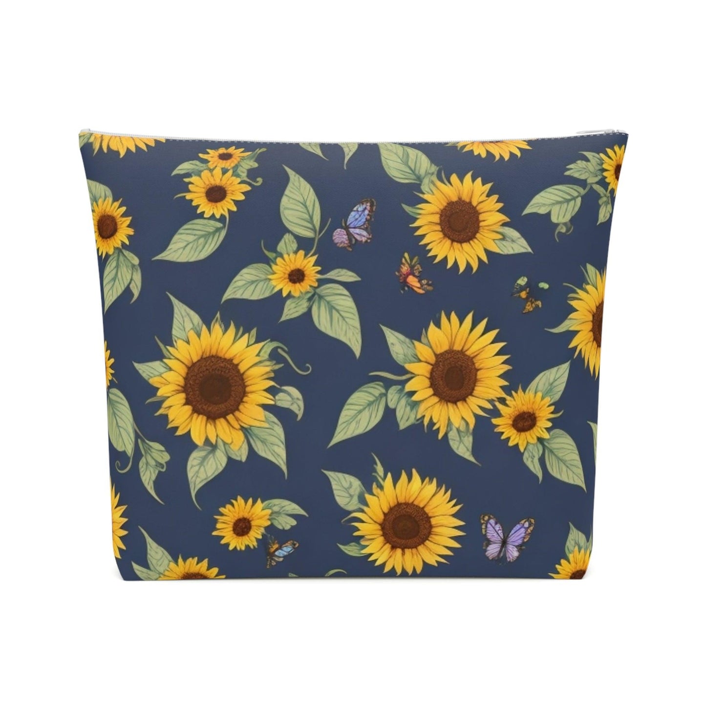 Colorful Floral Cotton Cosmetic Bag Vibrant and Stylish Makeup Bag, Perfect for Personal Use & Gifts - Cosmic Creations by Karen