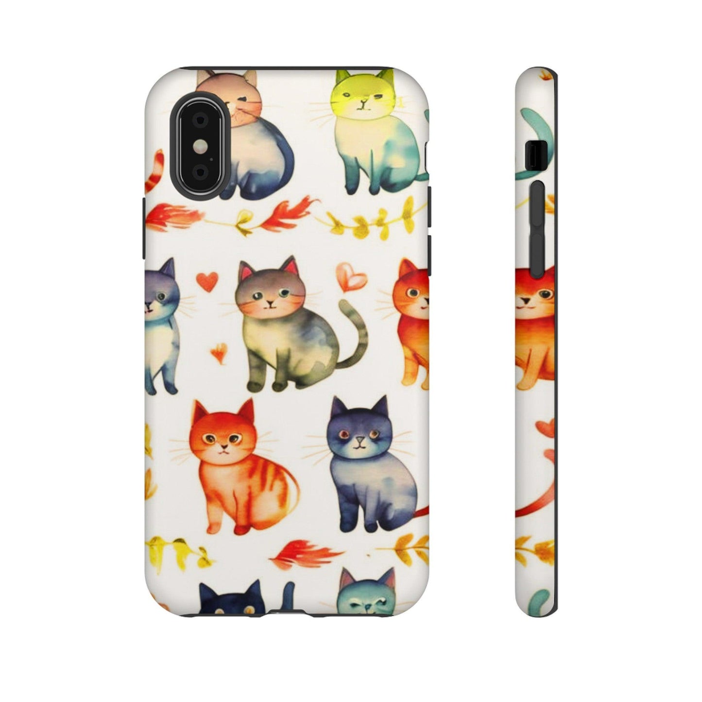 Cat Lovers Collection Tough Cellphone Case - Cosmic Creations by Karen