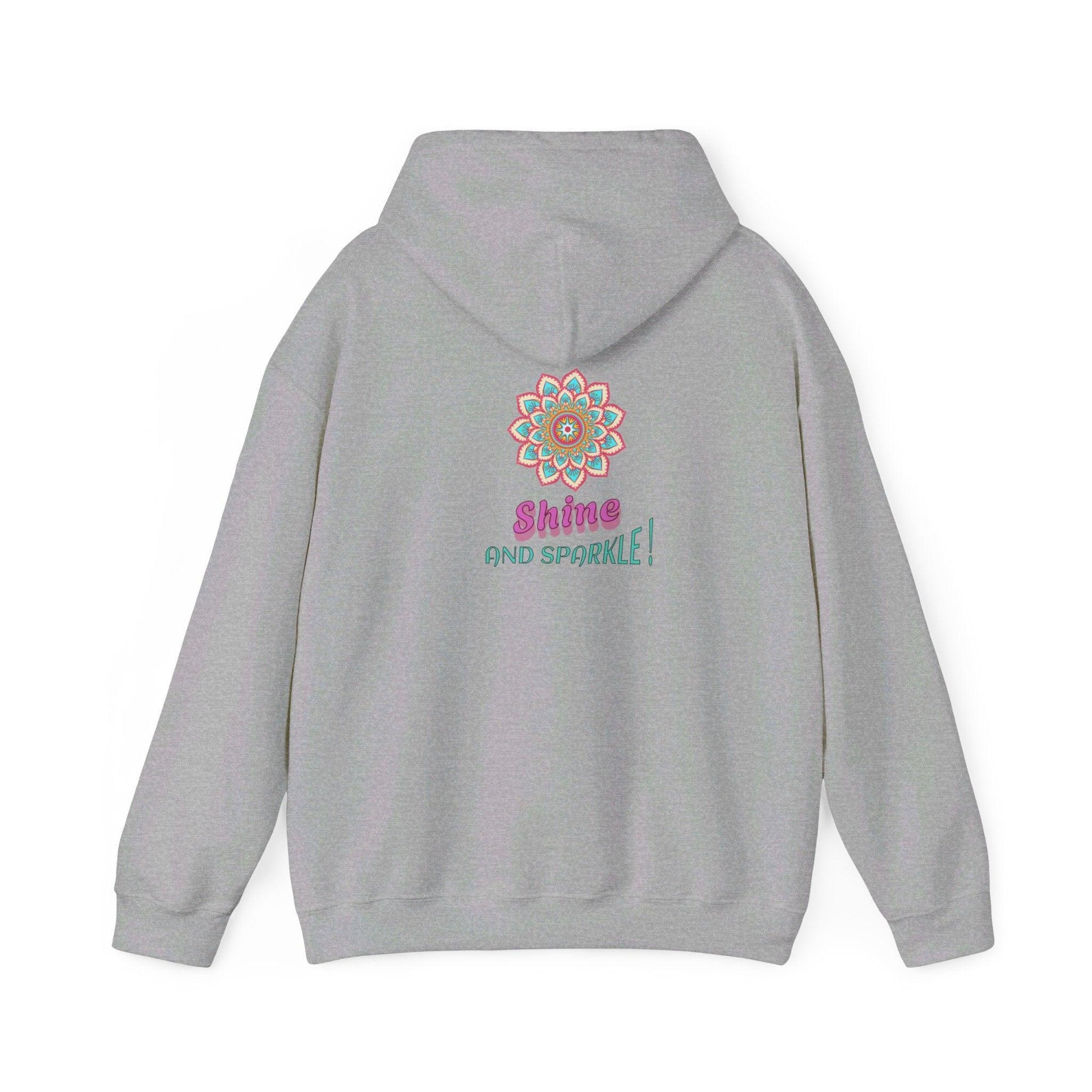 SparkleHood Heavy Blend Sweatshirt Shine and Sparkle Collection| Colorful warm stylish hoodie - Cosmic Creations by Karen