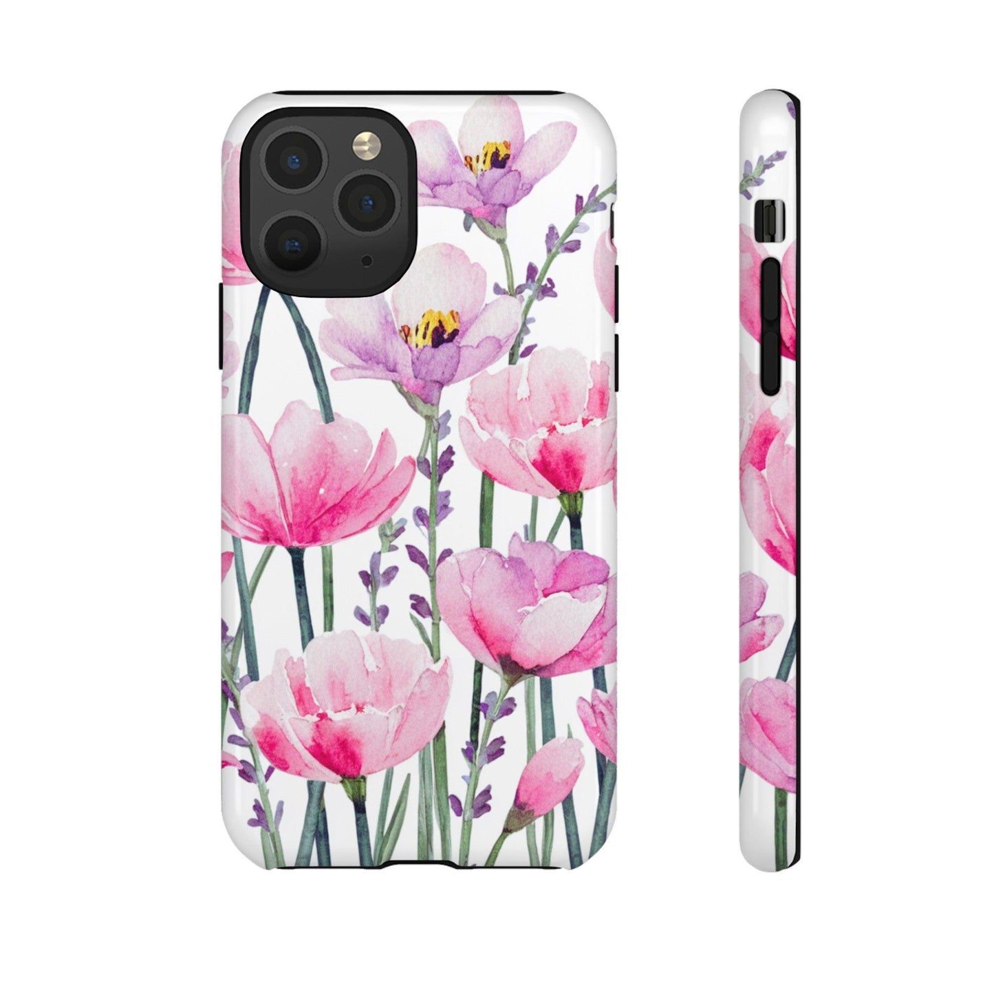 Tough Cellphone Case :" Eclectic Elegance Phone Case Collection" ( Floral patterns)