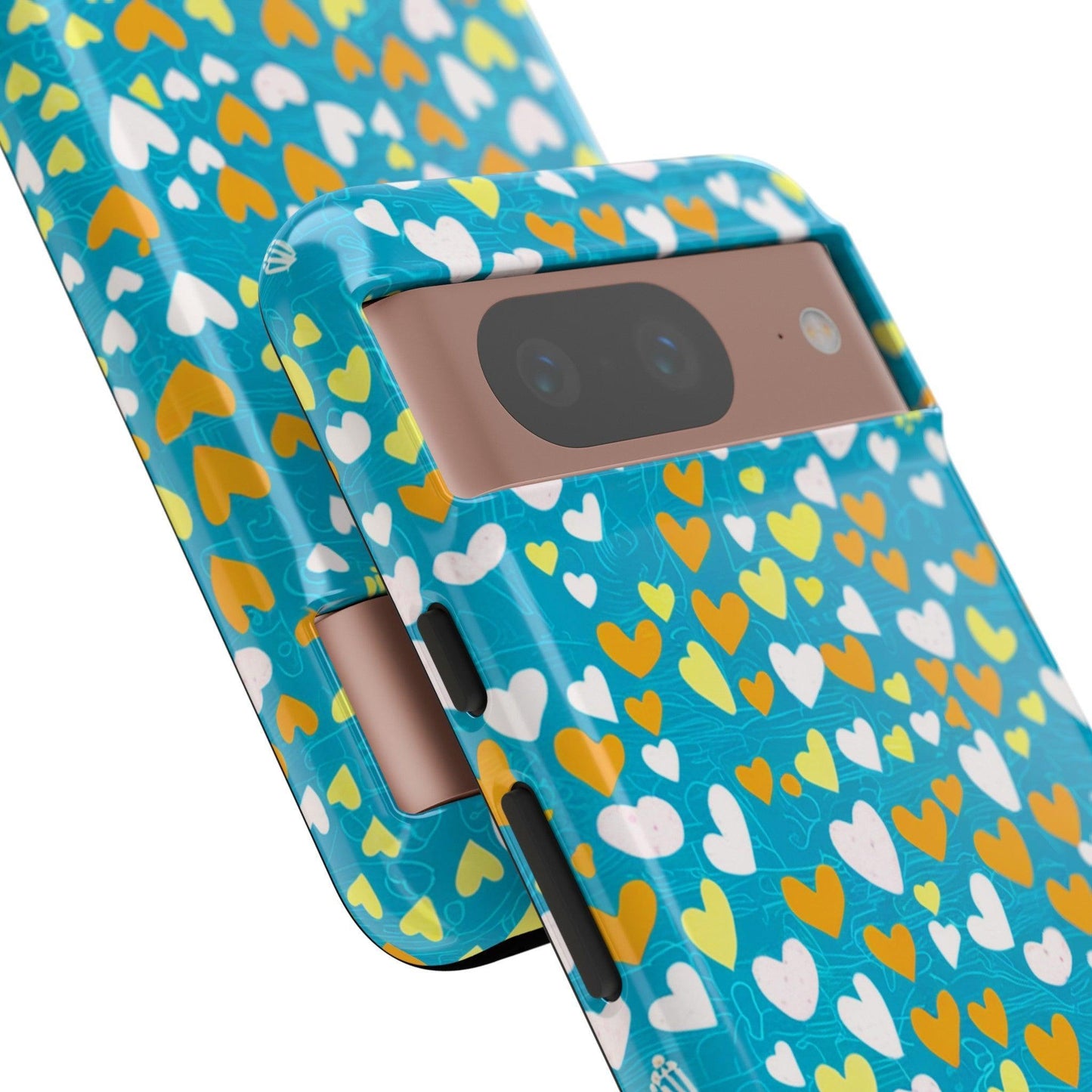 Tough Phone Case :" Eclectic Elegance Phone Case Collection" ( Hearts patterns)