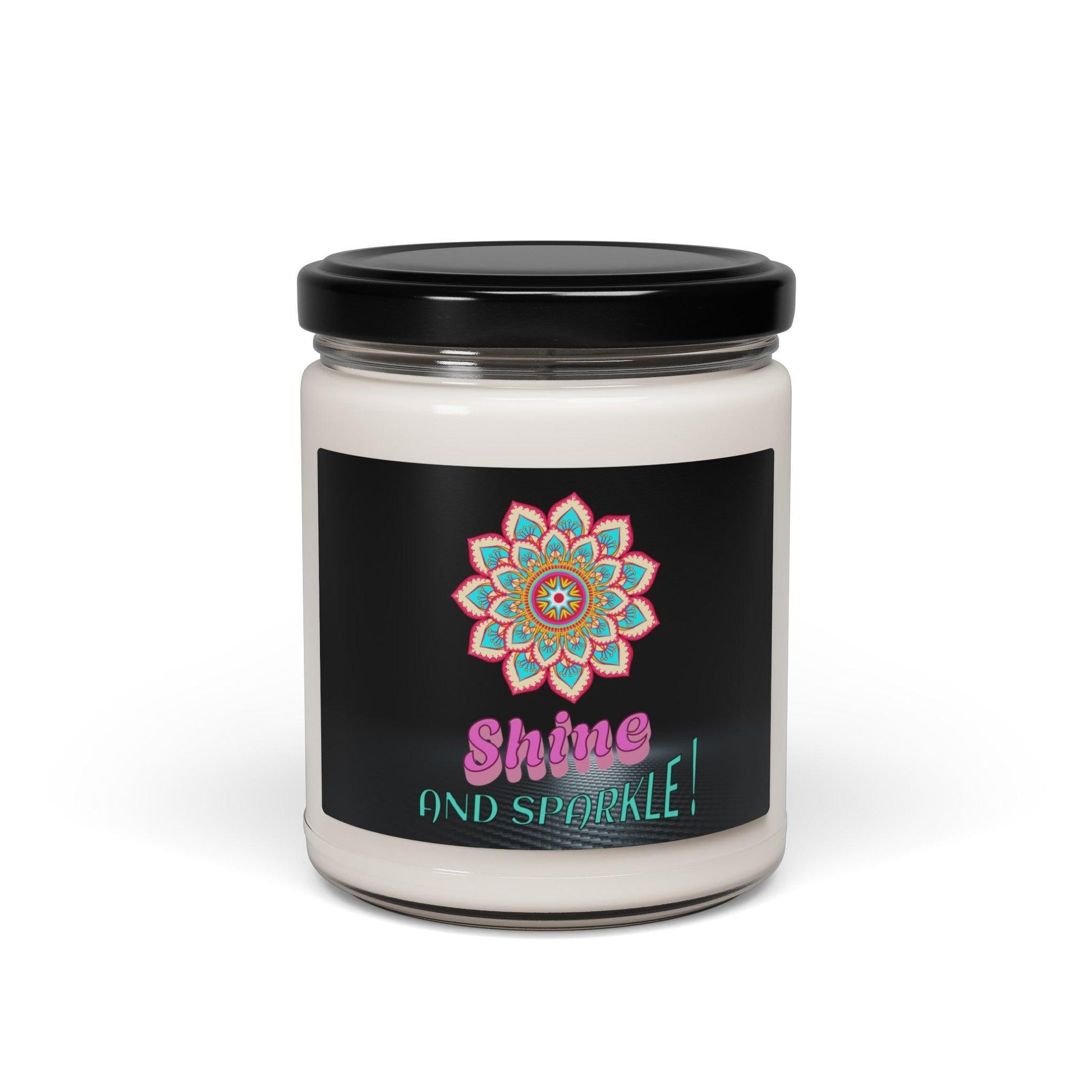 Pure Serenity Soy Scented Candles 9oz. Perfect for eco-conscious users, yoga sessions, meditation, peaceful moments or as a delightful gift for loved ones and wellness enthusiasts - Cosmic Creations by Karen