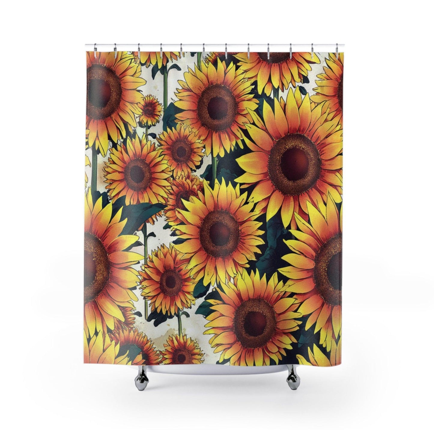 "Sunflower Shower Curtain"