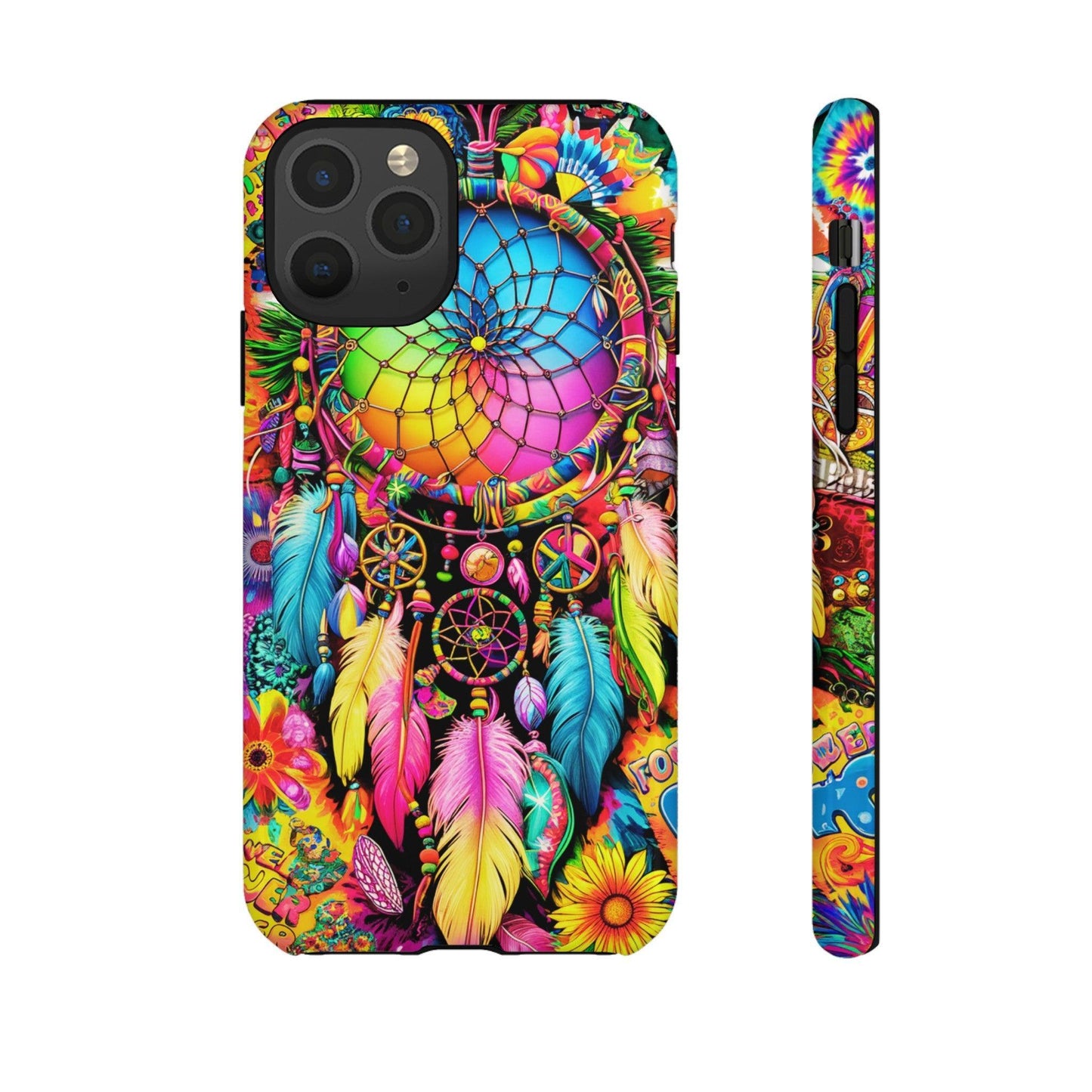 Tough Phone Case :" Eclectic Elegance Phone Case Collection" ( Hippie Style patterns)