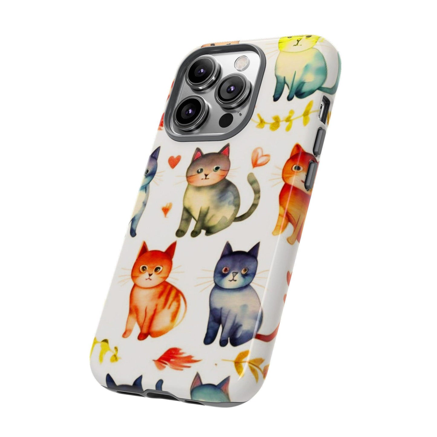 Cat Lovers Collection Tough Cellphone Case - Cosmic Creations by Karen