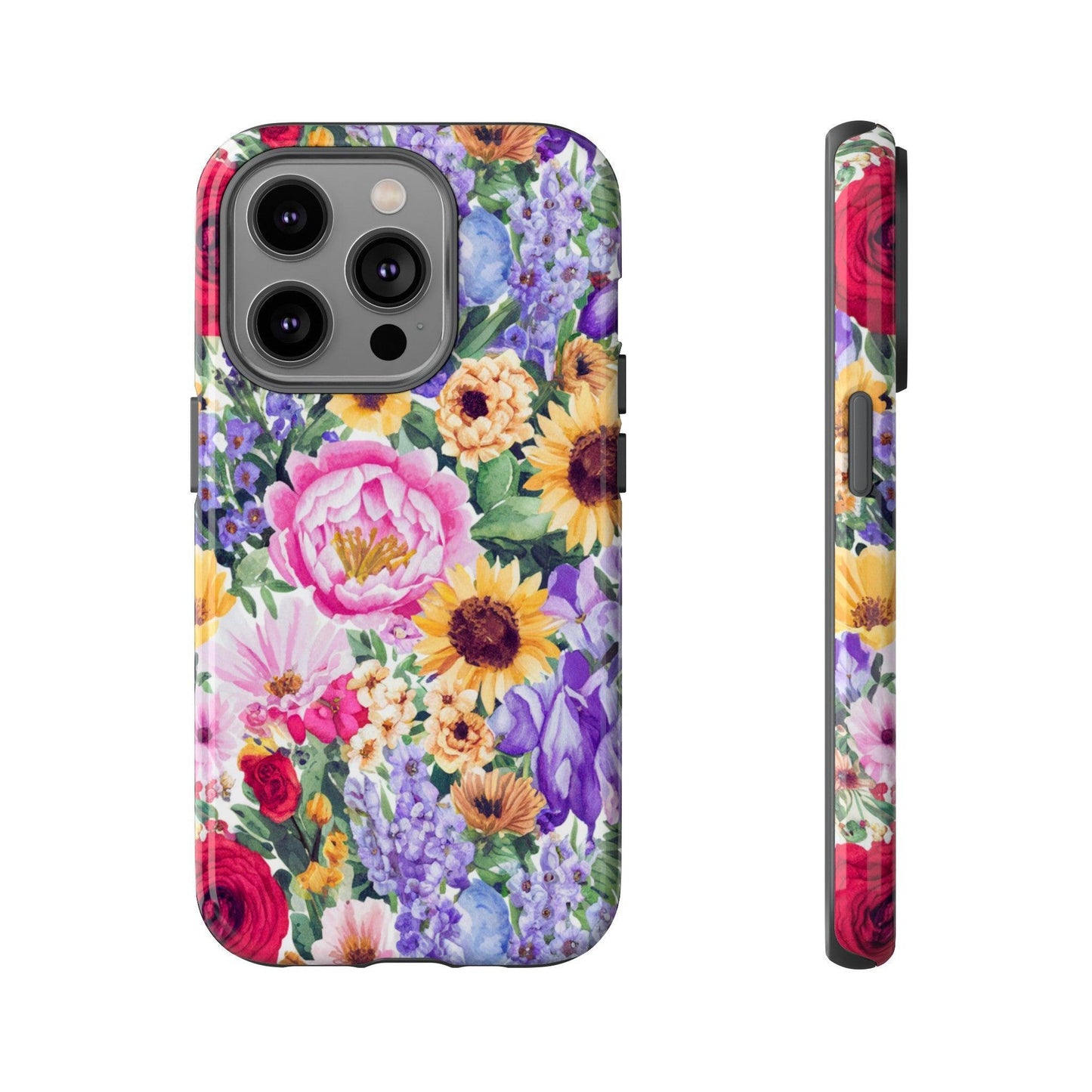 Tough Cellphone Case :" Eclectic Elegance Phone Case Collection" ( Floral patterns)