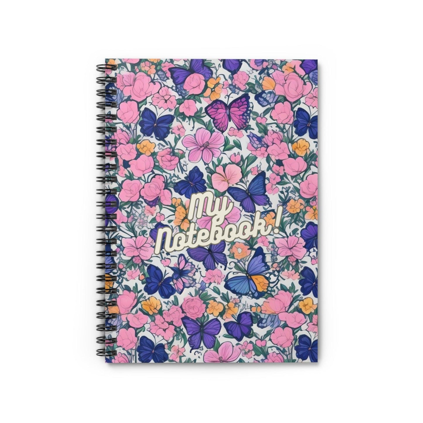 Floral and Butterfly Spiral Notebooks Collection - Cosmic Creations by Karen