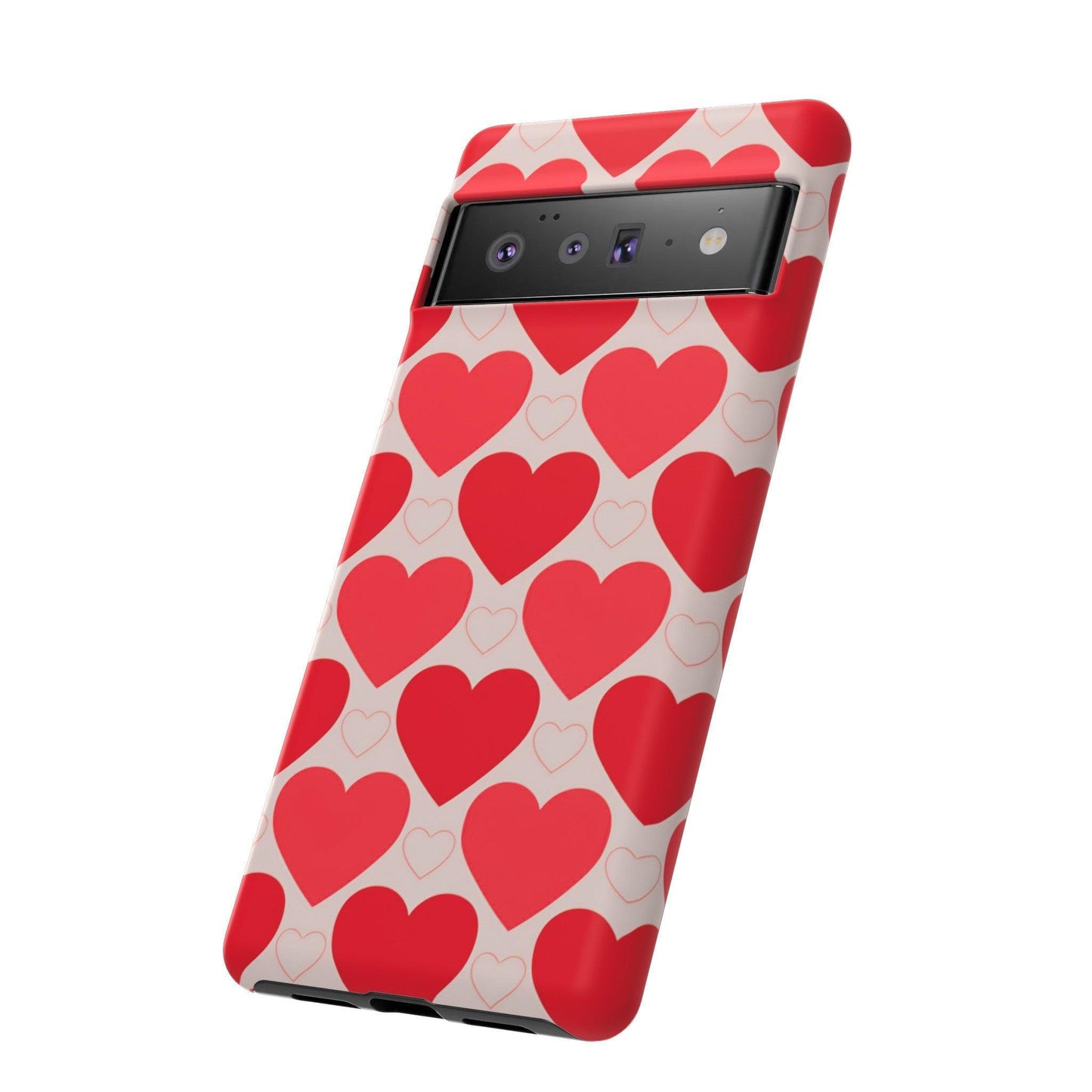 Tough Phone Case :" Eclectic Elegance Phone Case Collection" ( Hearts patterns)