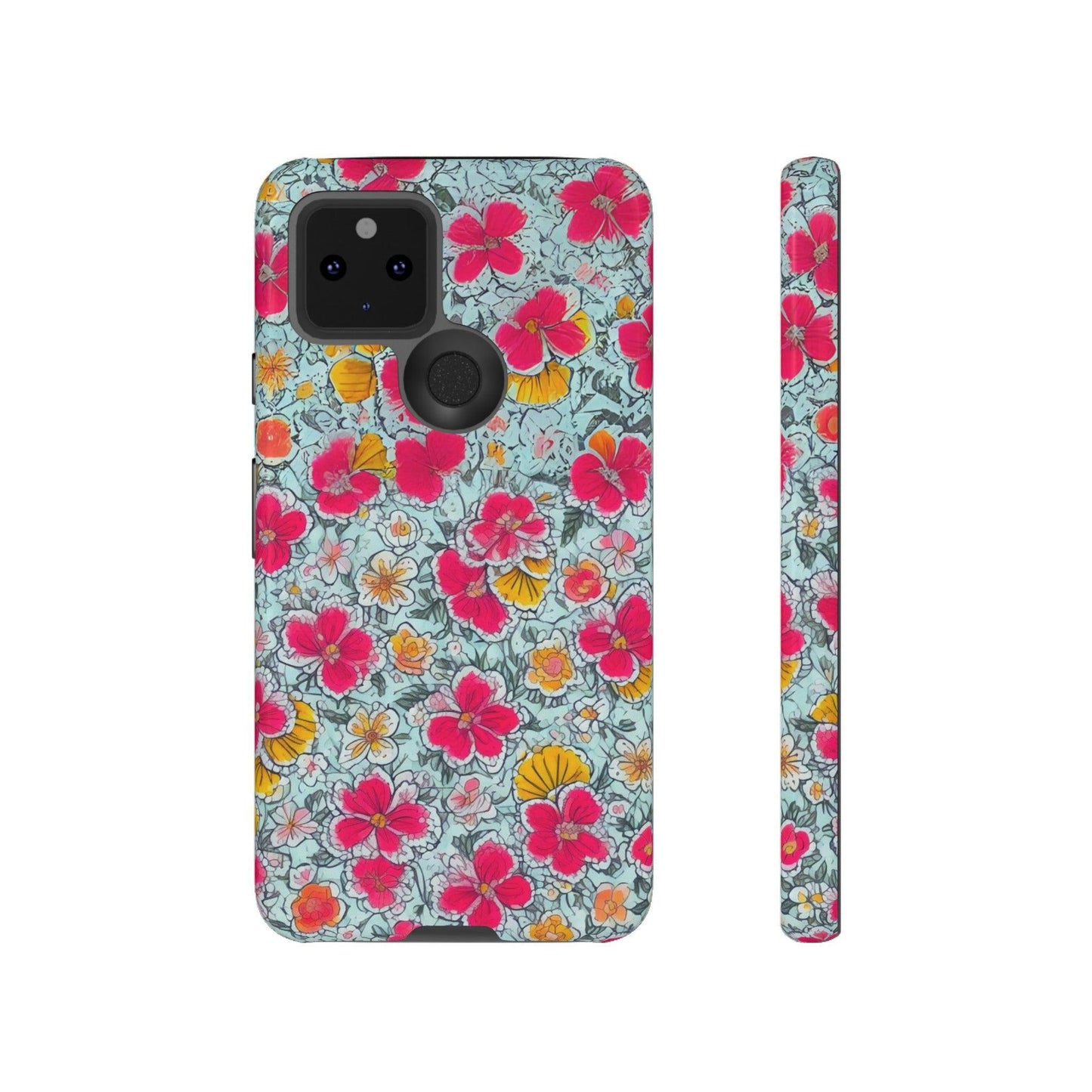 Tough Cellphone Case :" Eclectic Elegance Phone Case Collection" ( Floral patterns)