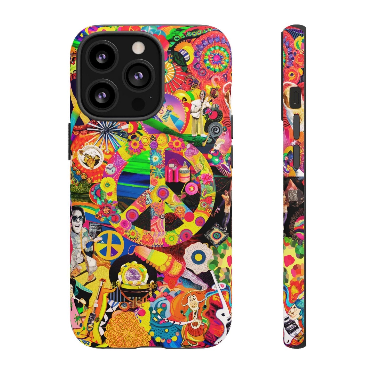 Tough Phone Case :" Eclectic Elegance Phone Case Collection" ( Hippie Style patterns)