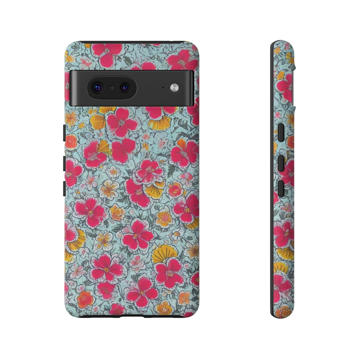 Tough Cellphone Case :" Eclectic Elegance Phone Case Collection" ( Floral patterns)