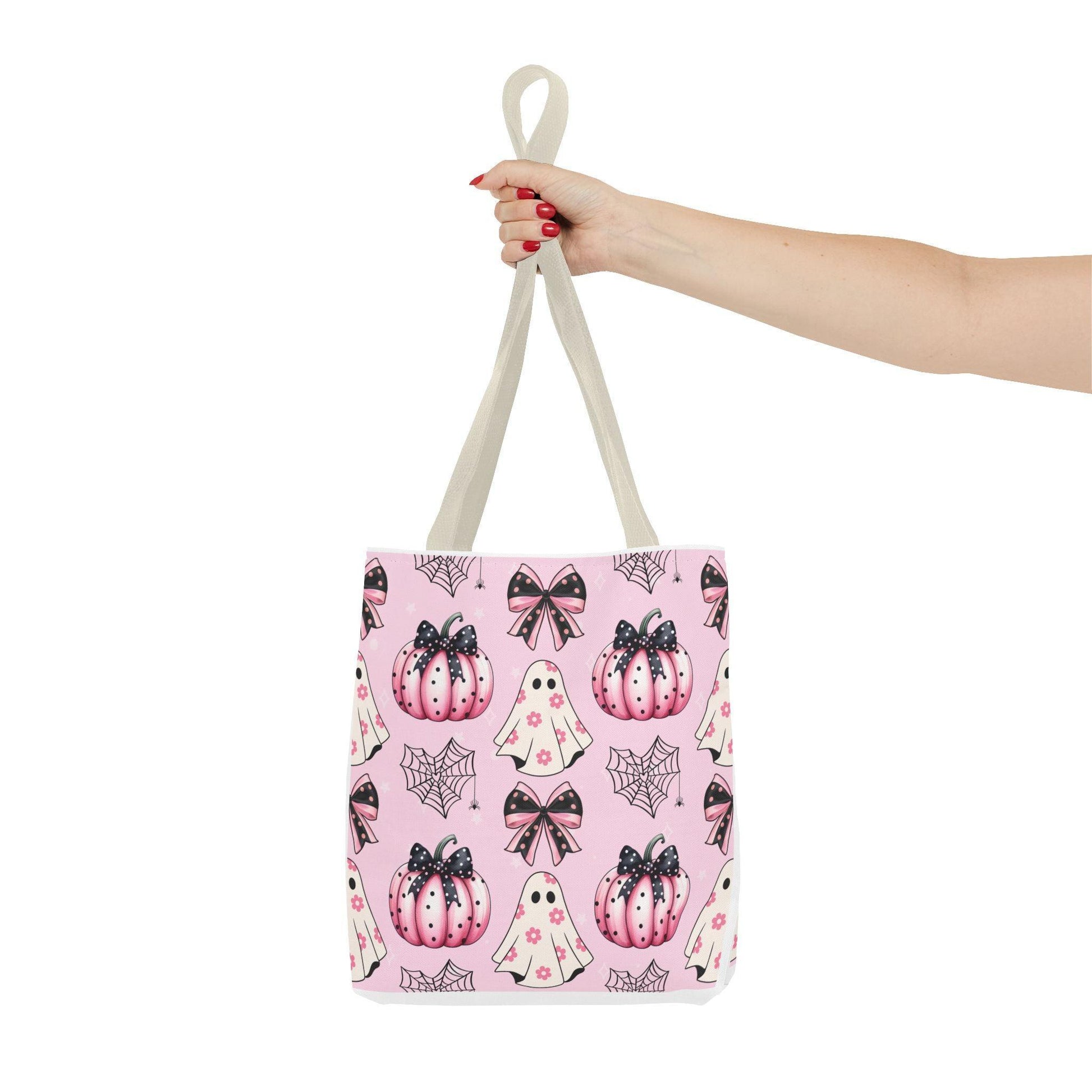 Coquette Halloween Pink Tote Bag - Cosmic Creations by Karen