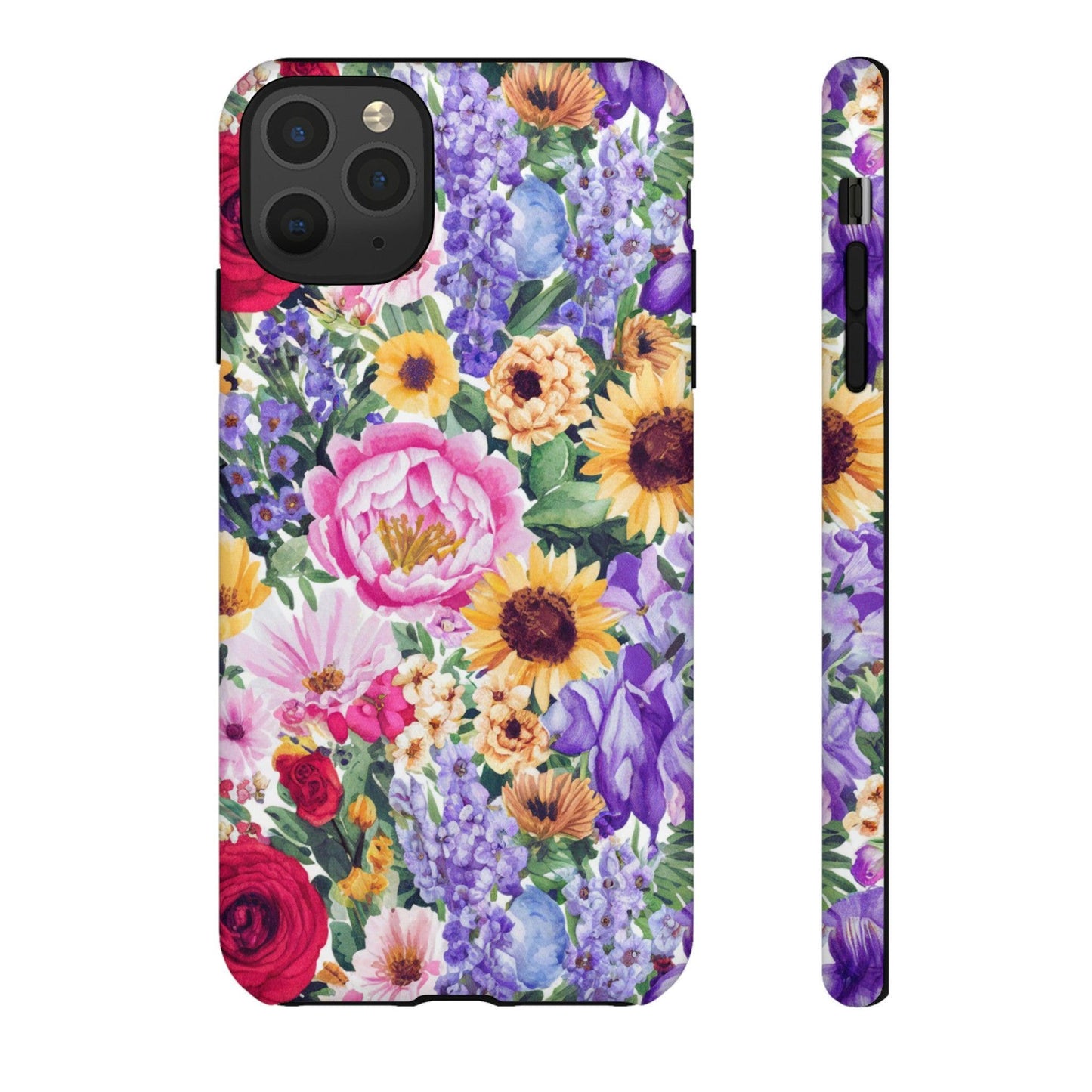 Tough Cellphone Case :" Eclectic Elegance Phone Case Collection" ( Floral patterns)