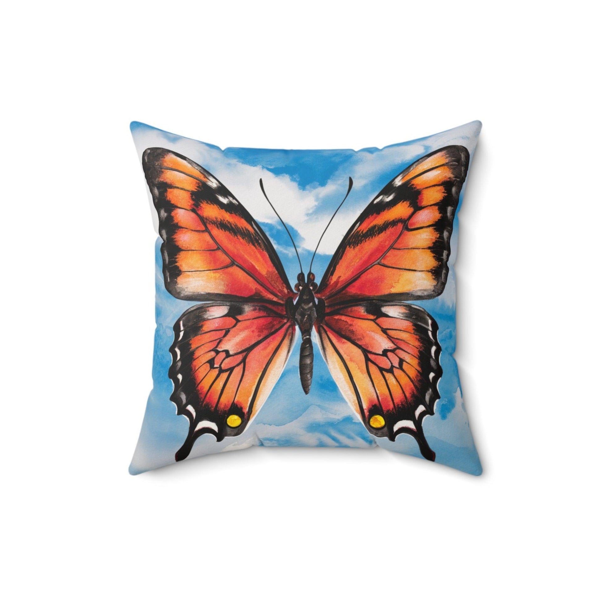 Monarch Butterfly Majestic Pillow - Cosmic Creations by Karen